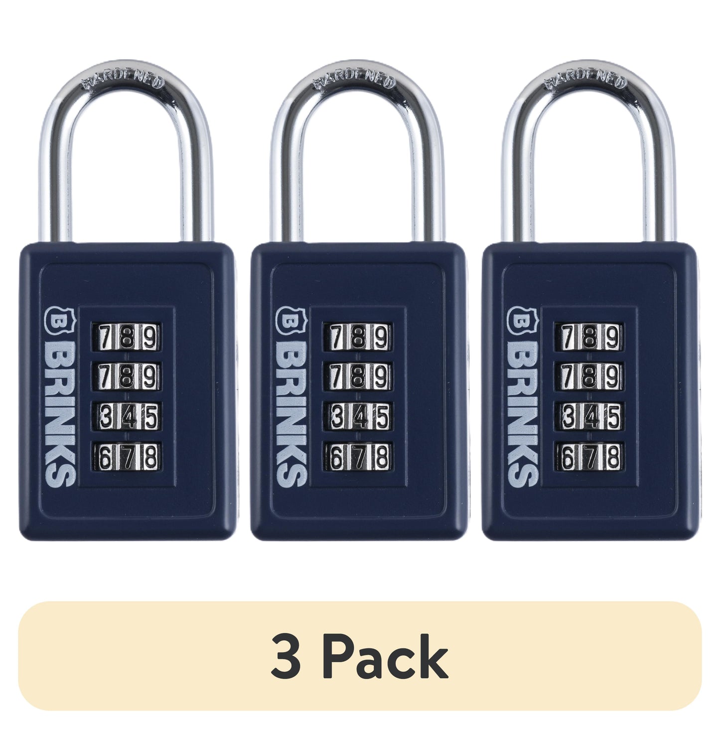 Brinks Zinc Diecast 40mm Combination Sport Padlock with 1 3/16in Shackle