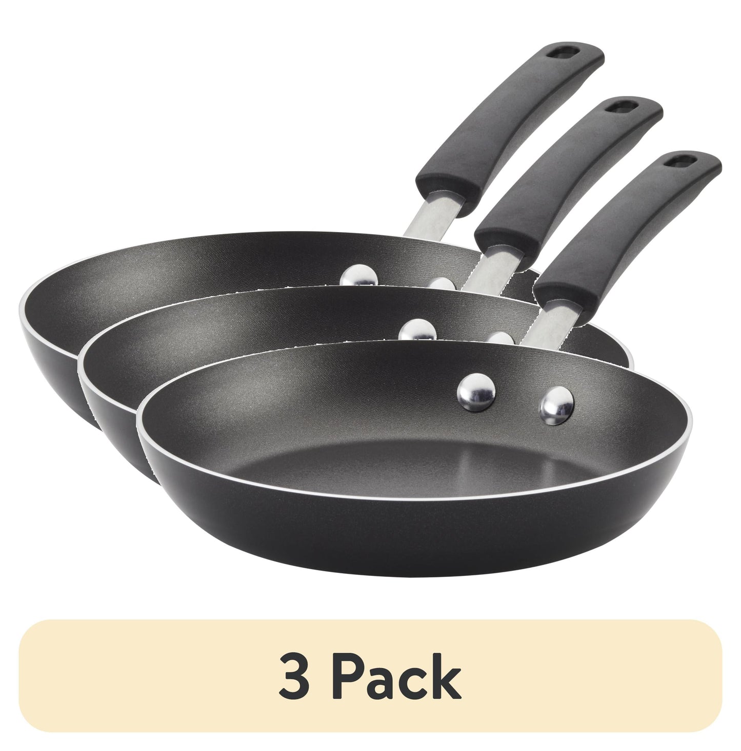 Farberware Easy Clean 8 Inch Nonstick Frying Pan / Skillet, Dishwasher Safe, Black