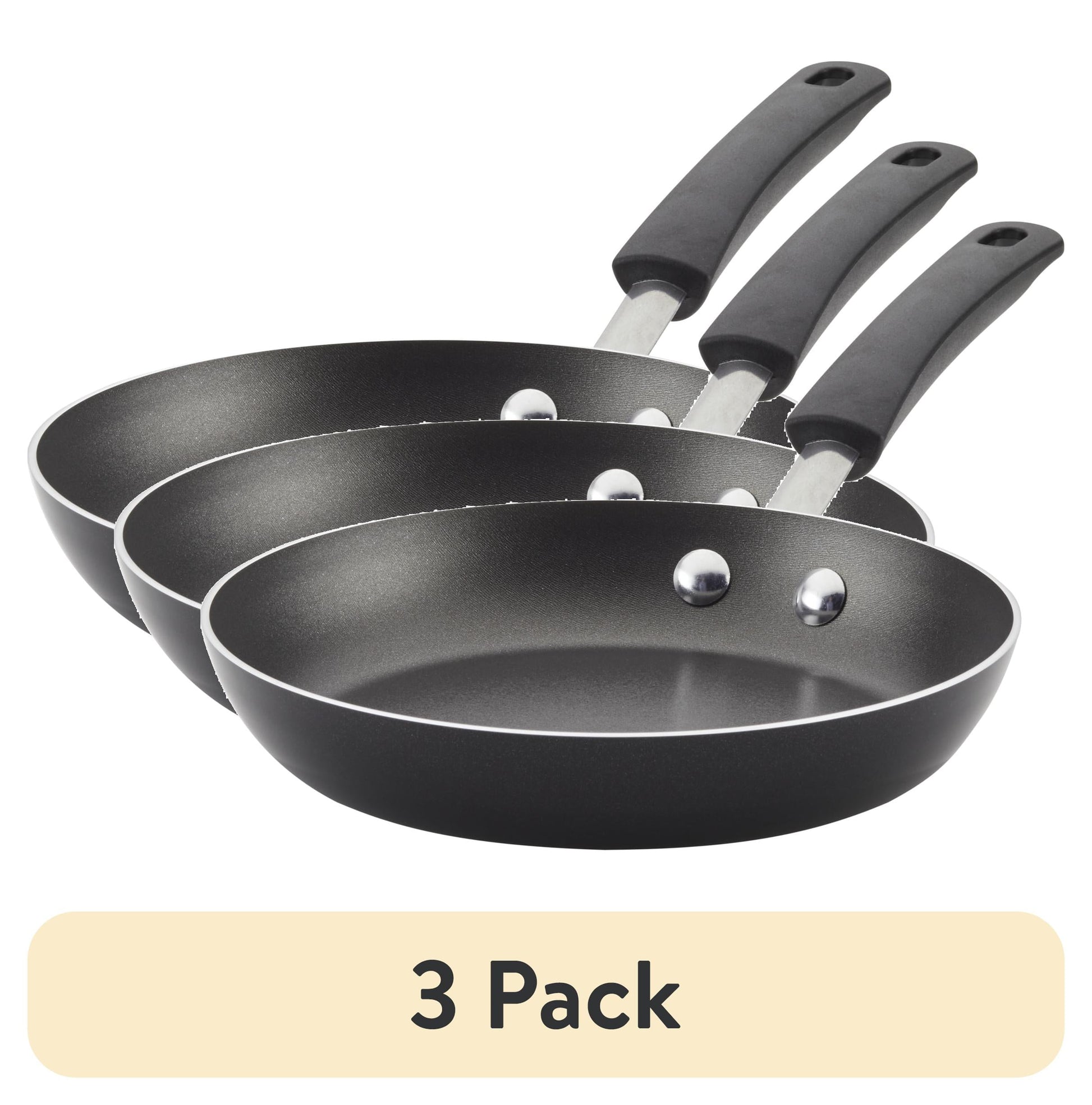 Farberware Easy Clean 8 Inch Nonstick Frying Pan / Skillet, Dishwasher Safe, Black