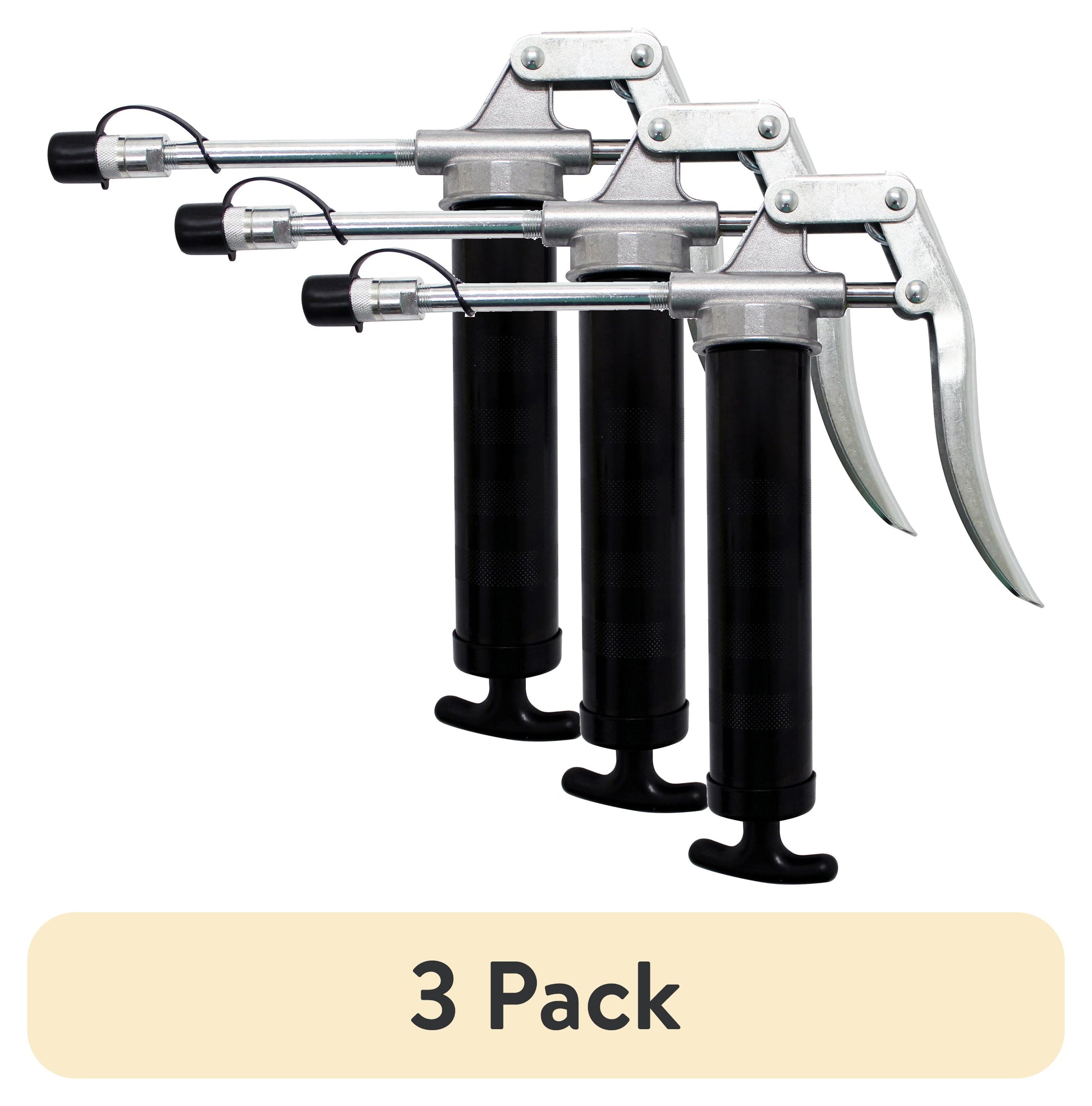 (3 pack) Lumax 2-Way Loading Mini Pistol Grease Gun