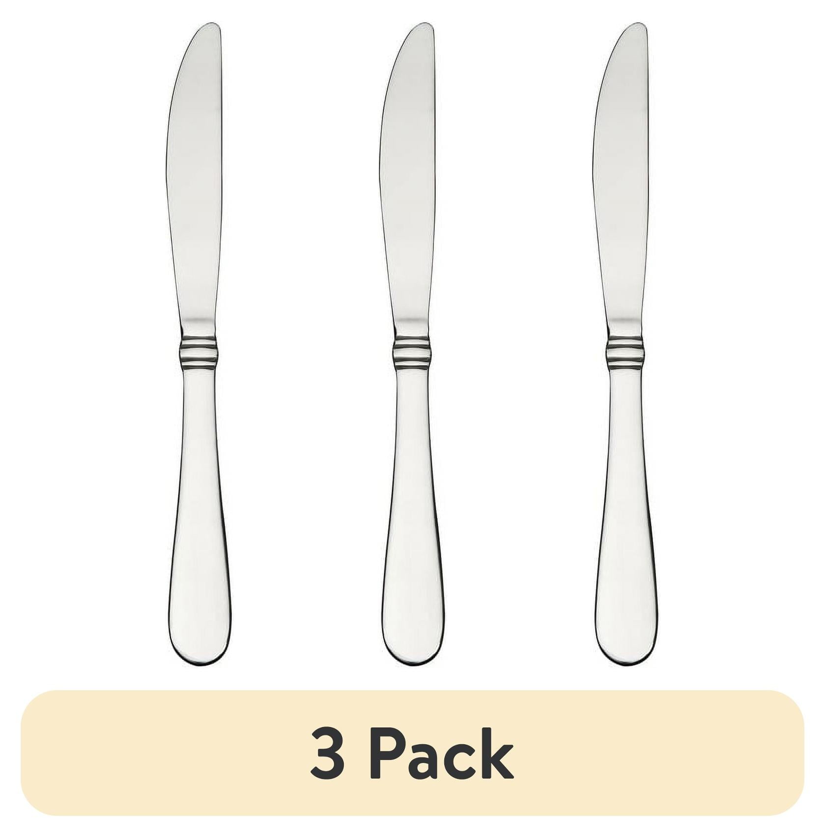 (3 pack) Mainstays Camfield 20-Piece Stainless Steel Flatware Set, Service for 4