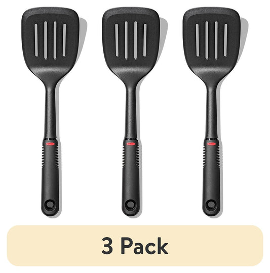 (3 pack) OXO Softworks 13" Nylon Kitchen Spatula, Black