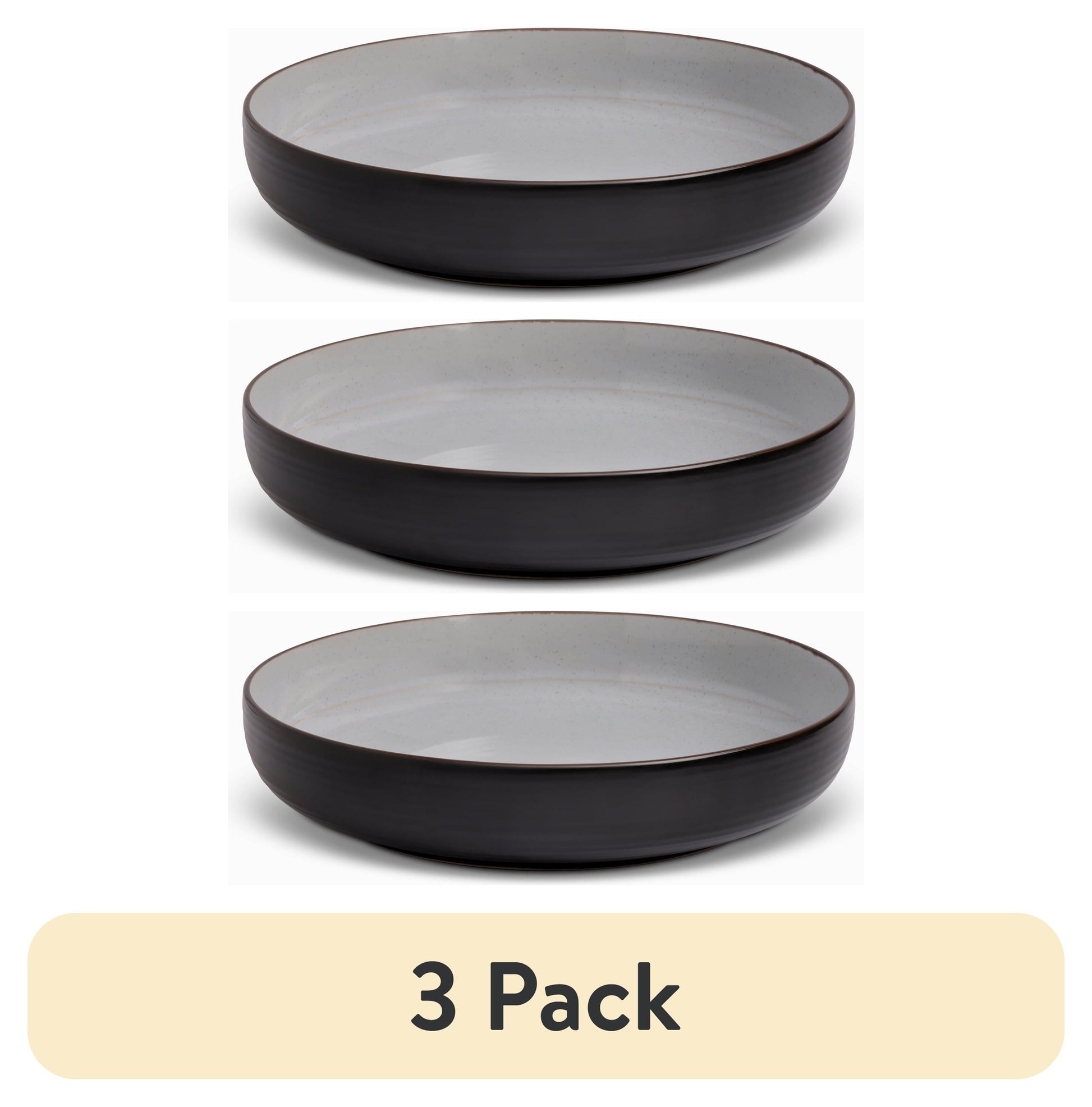 (3 pack) Yellowstone Beth Ceramic Serve Round Bowl
