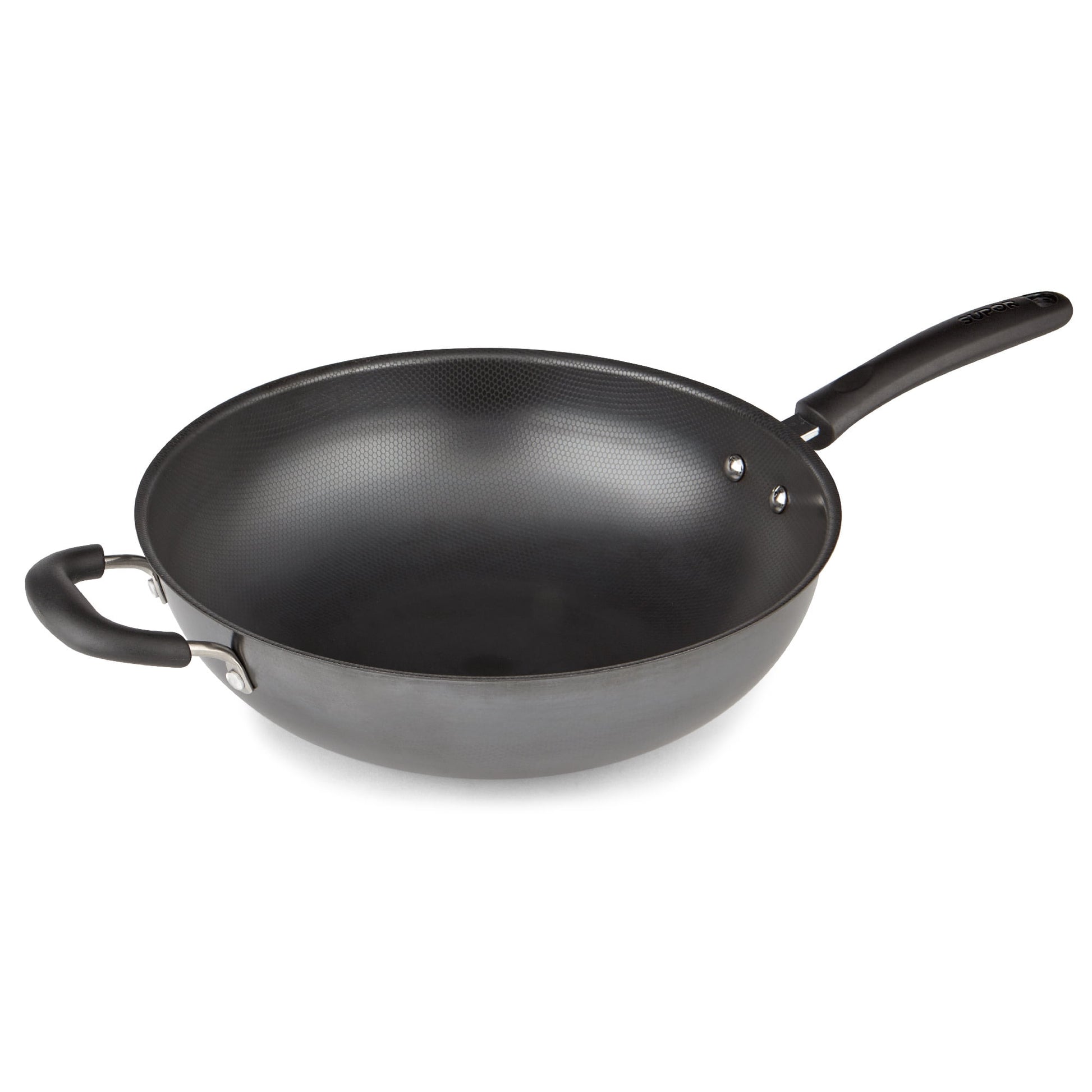 Supor 12.6 inch Metal Utensil Safe Iron Wok, FC32T11C