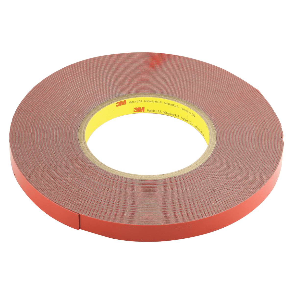 3m 06377 Automotive Attachment Tape, Gray, 1/2" X 20 Yds.