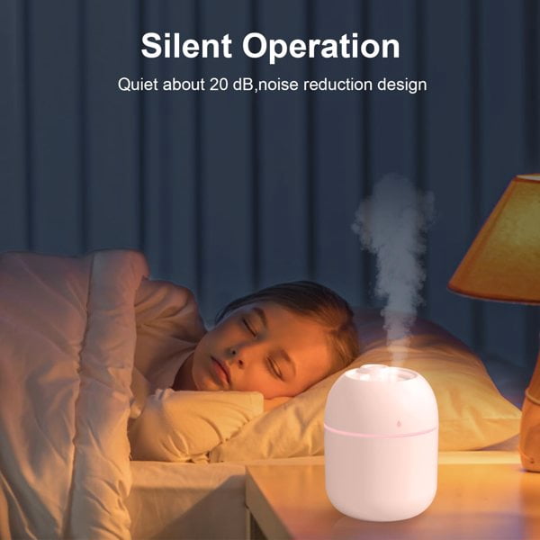 3pcs Portable Mini Humidifier, 221ml,Small Cool Mist Humidifier, Personal Desktop Humidifier For Bedroom Travel Office Home