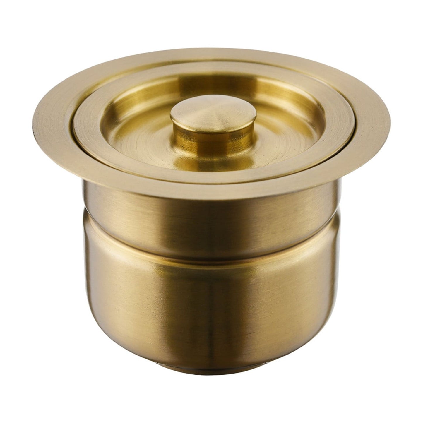 4.5" Stainless Steel Basket Drain in Gold