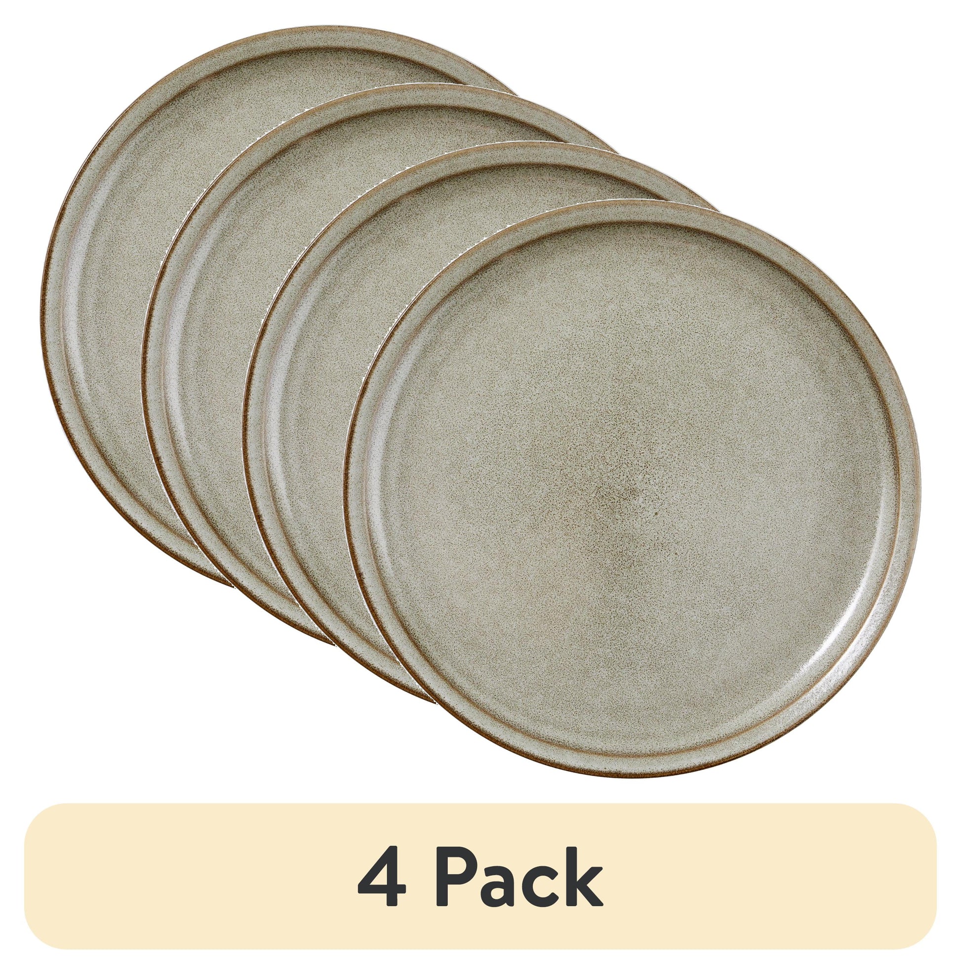 (4 pack) BETTER HOMES & GARDEN BANKS DINNER PLATE CREAM