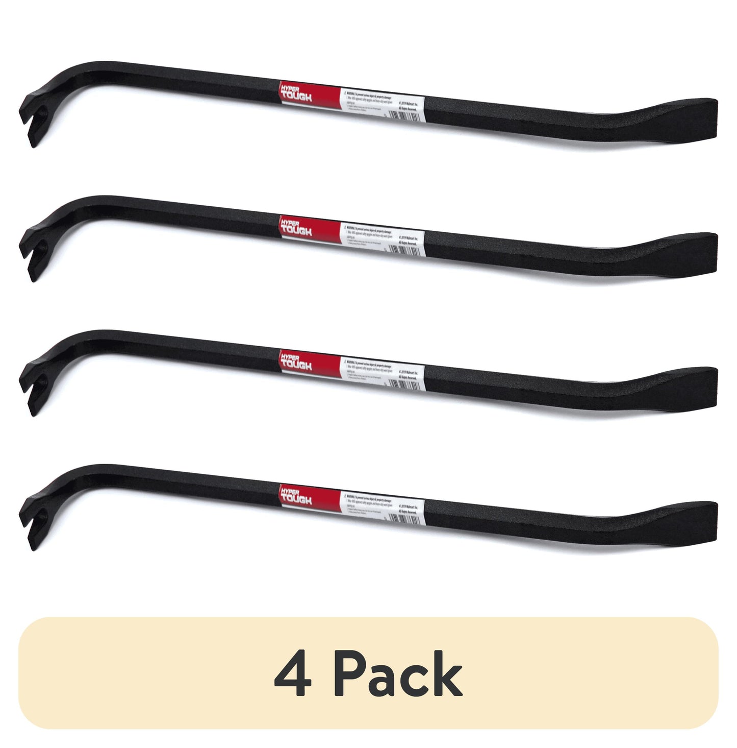 Hyper Tough 18â€ Wrecking Bar, Nail Puller and Crowbar Tool