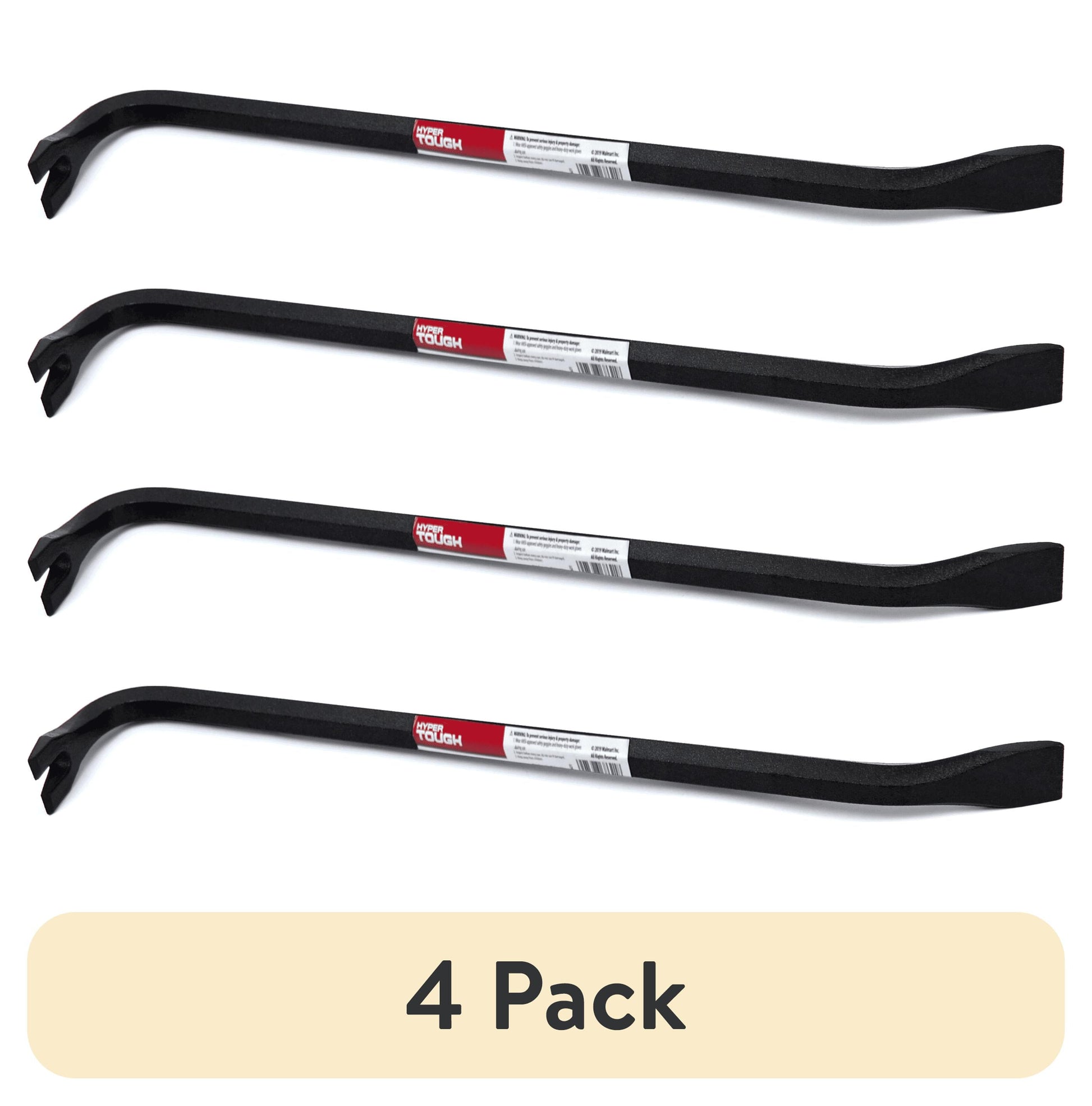 Hyper Tough 18â€ Wrecking Bar, Nail Puller and Crowbar Tool