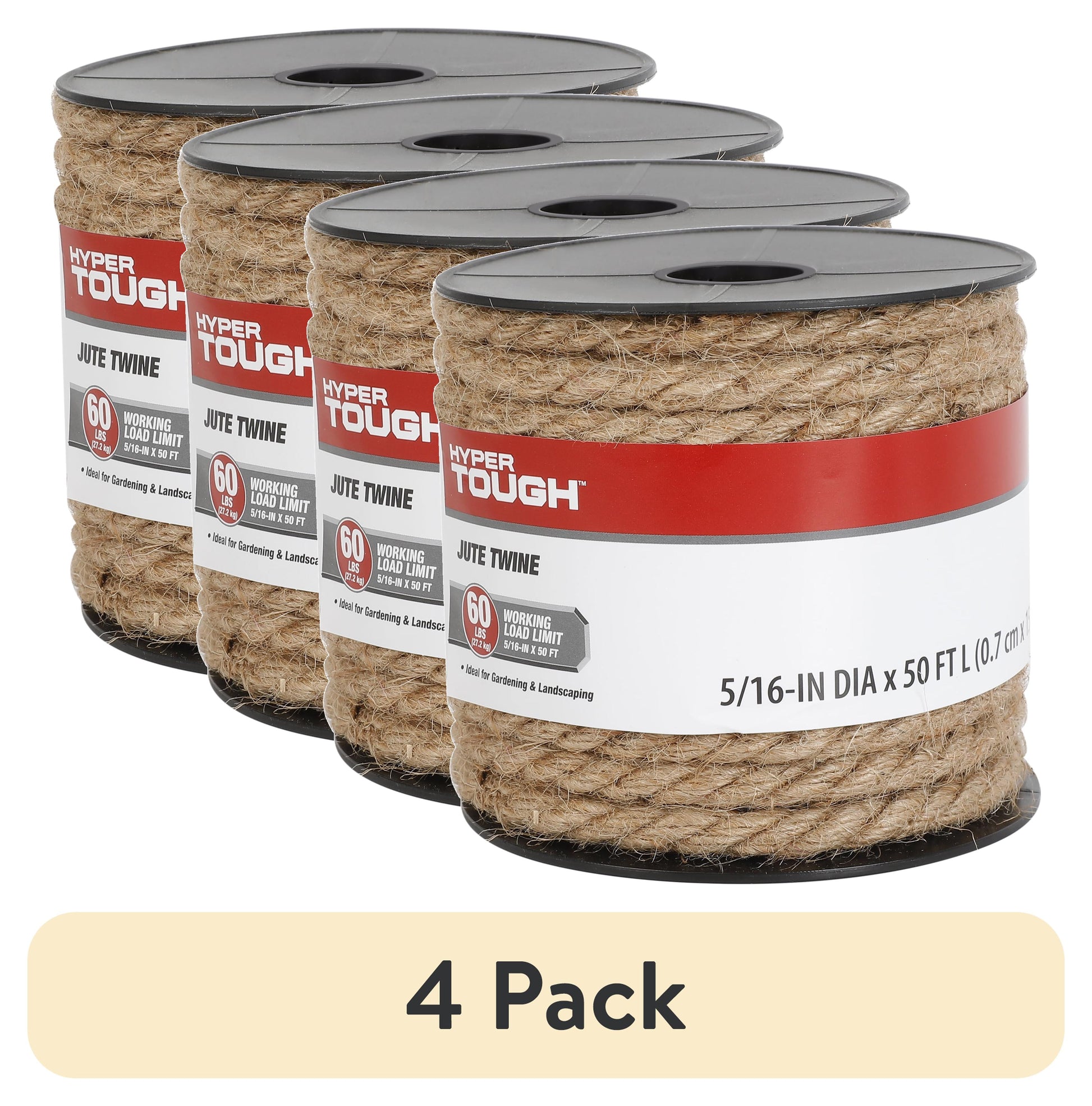 Hyper Tough 5/16 in x 50 ft Jute Twine