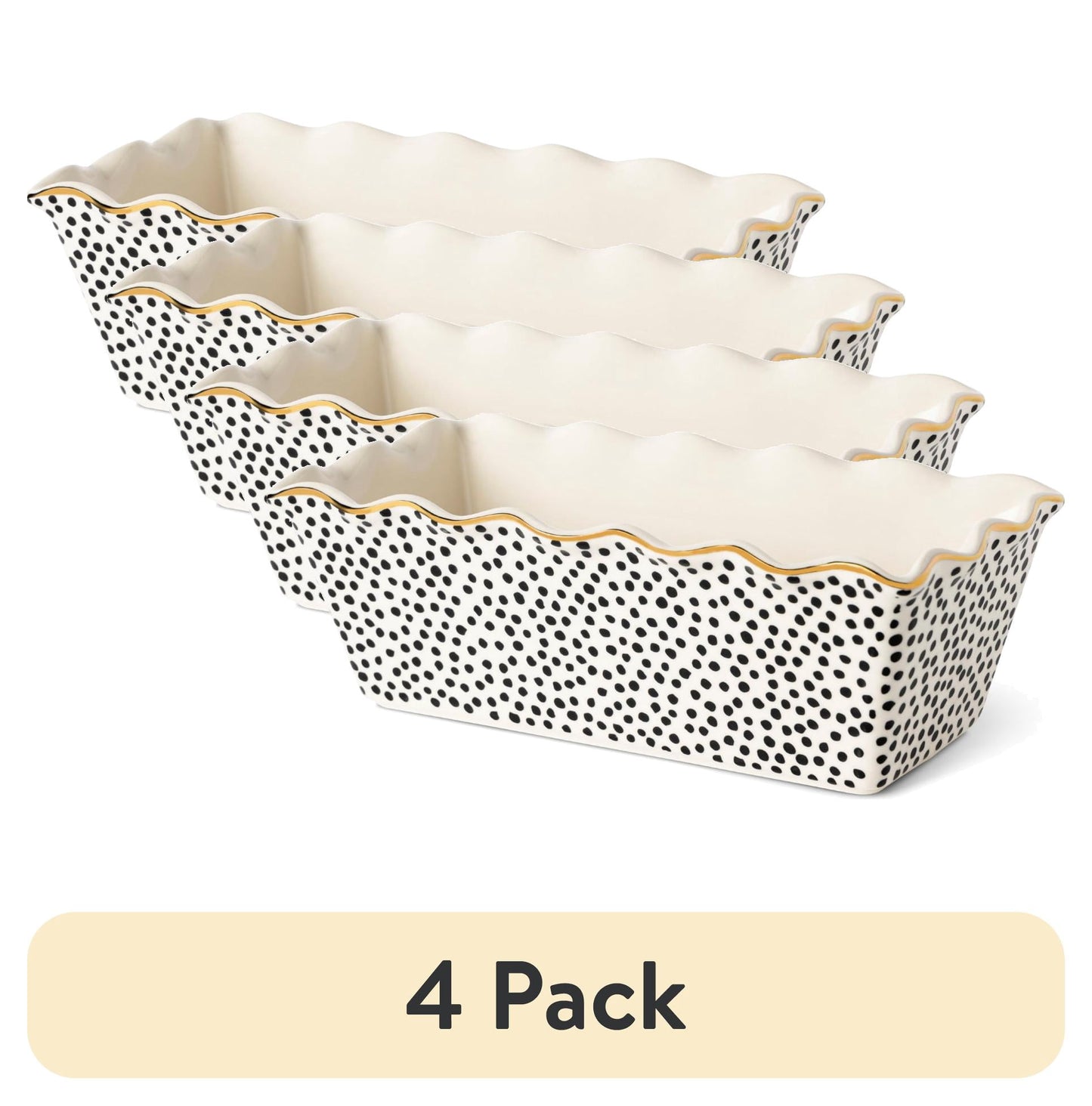 Thyme & Table, 9" Loaf Pan Ceramic - Dot