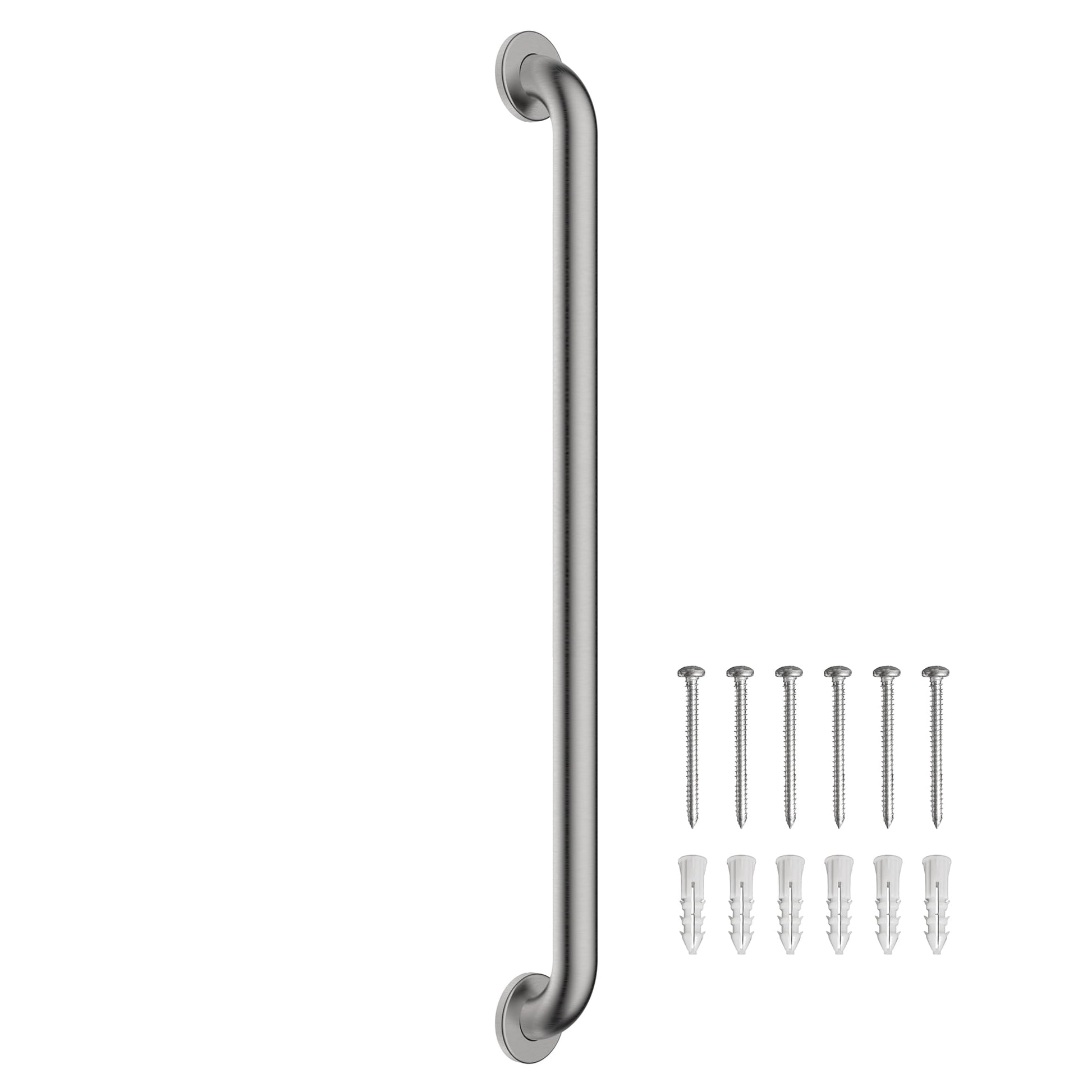 Design House 42" Commercial Safety Grab Bar, Polished Stainless Steel