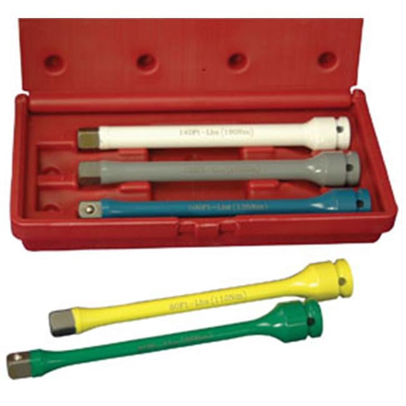 ATD Tools 4375 5 Pc. 1/2" Drive Wheel Torque Extension Set ATD-4375