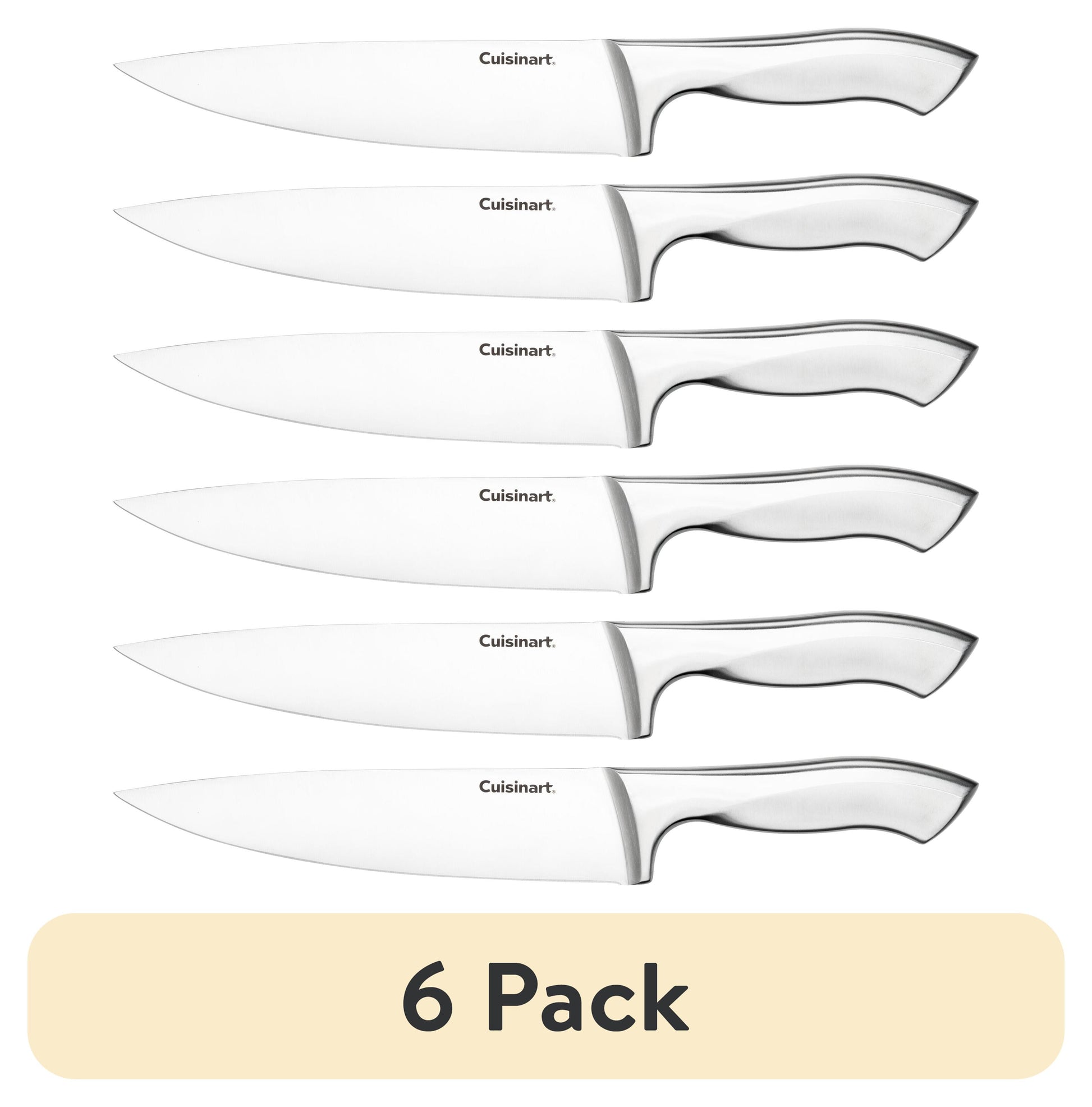 (6 pack) Cuisinart Classic Stainless Steel 8â€ Chefâ€™s Knife with Blade Guard