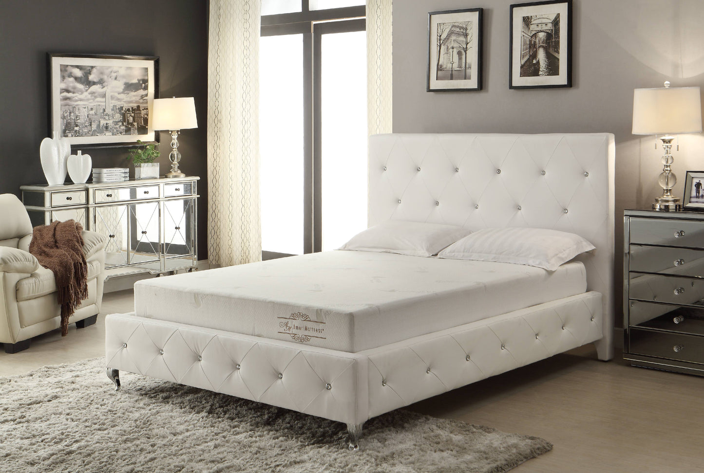 AC Pacific Aloe Vera Twin 6" Memory Foam Mattress
