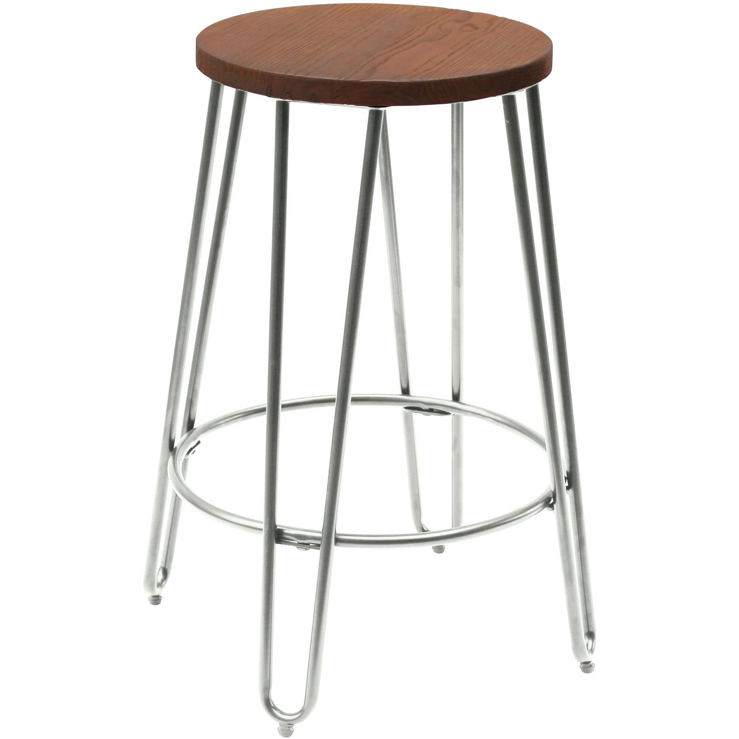 Quinn Counter Stool in Chrome Finish