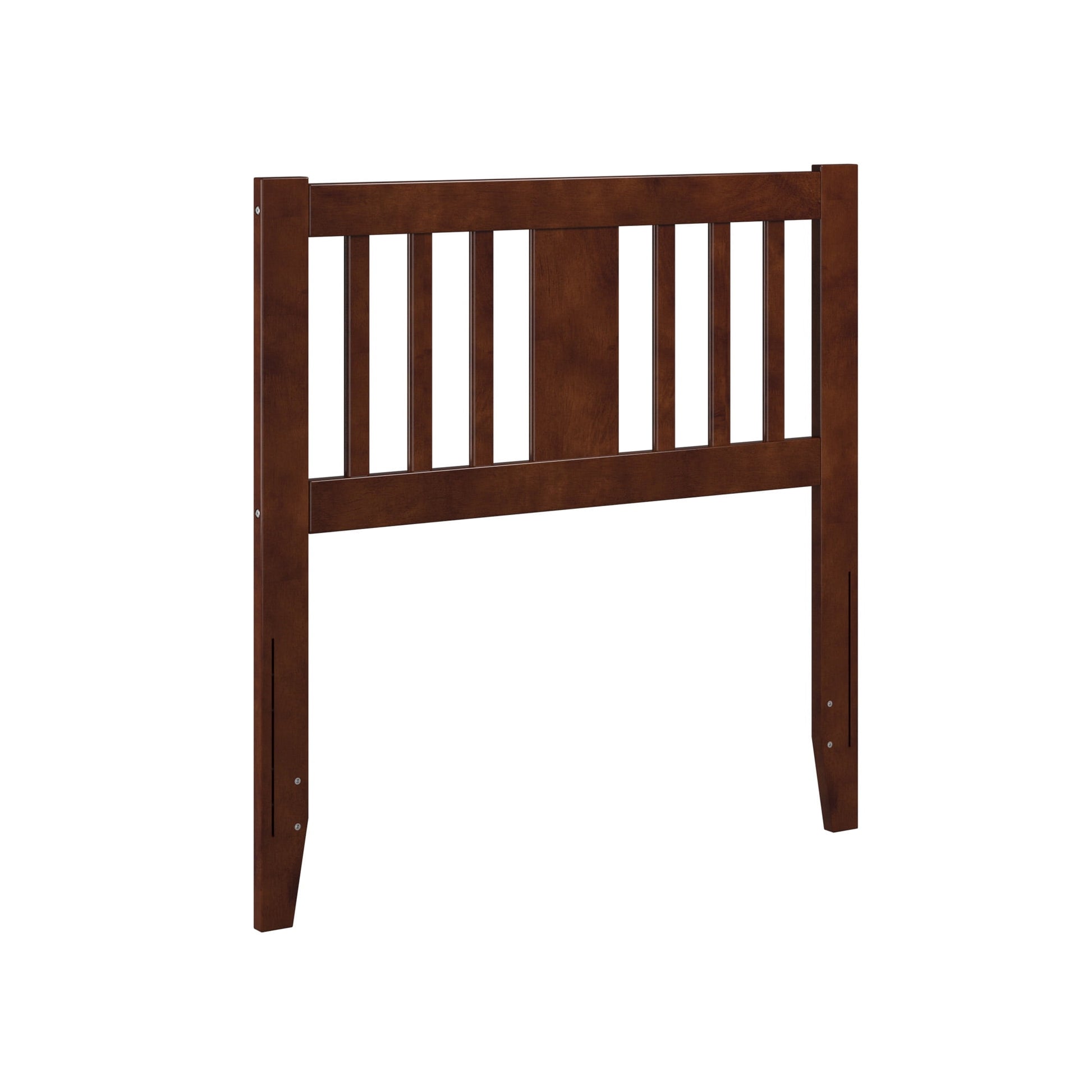 AFI Finley Twin Slatted Wood Headboard, Walnut