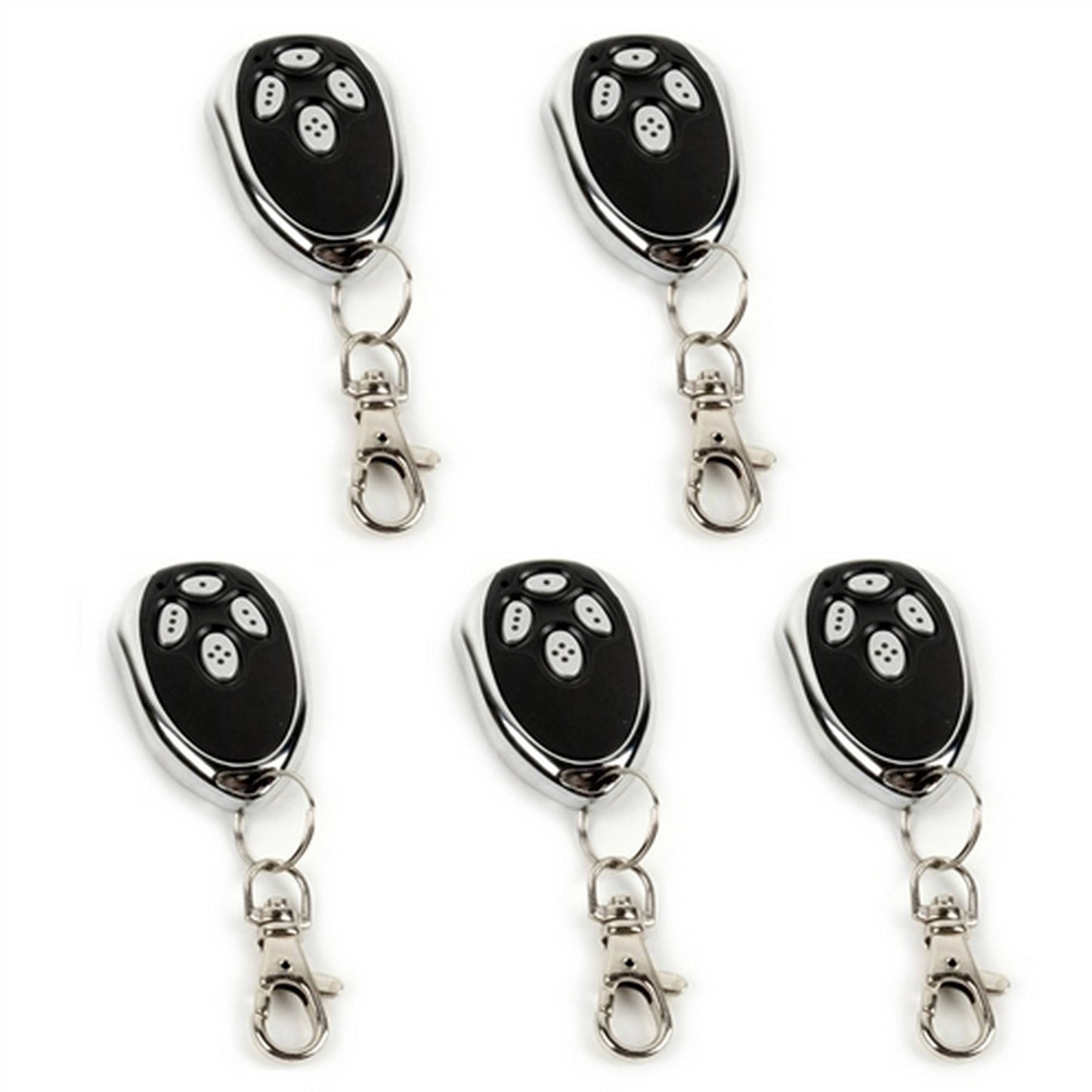 ALEKO Sliding Gate Opener 5 Pack Remote Controls DKL400UY, DKC400UY, L110C, L200Y