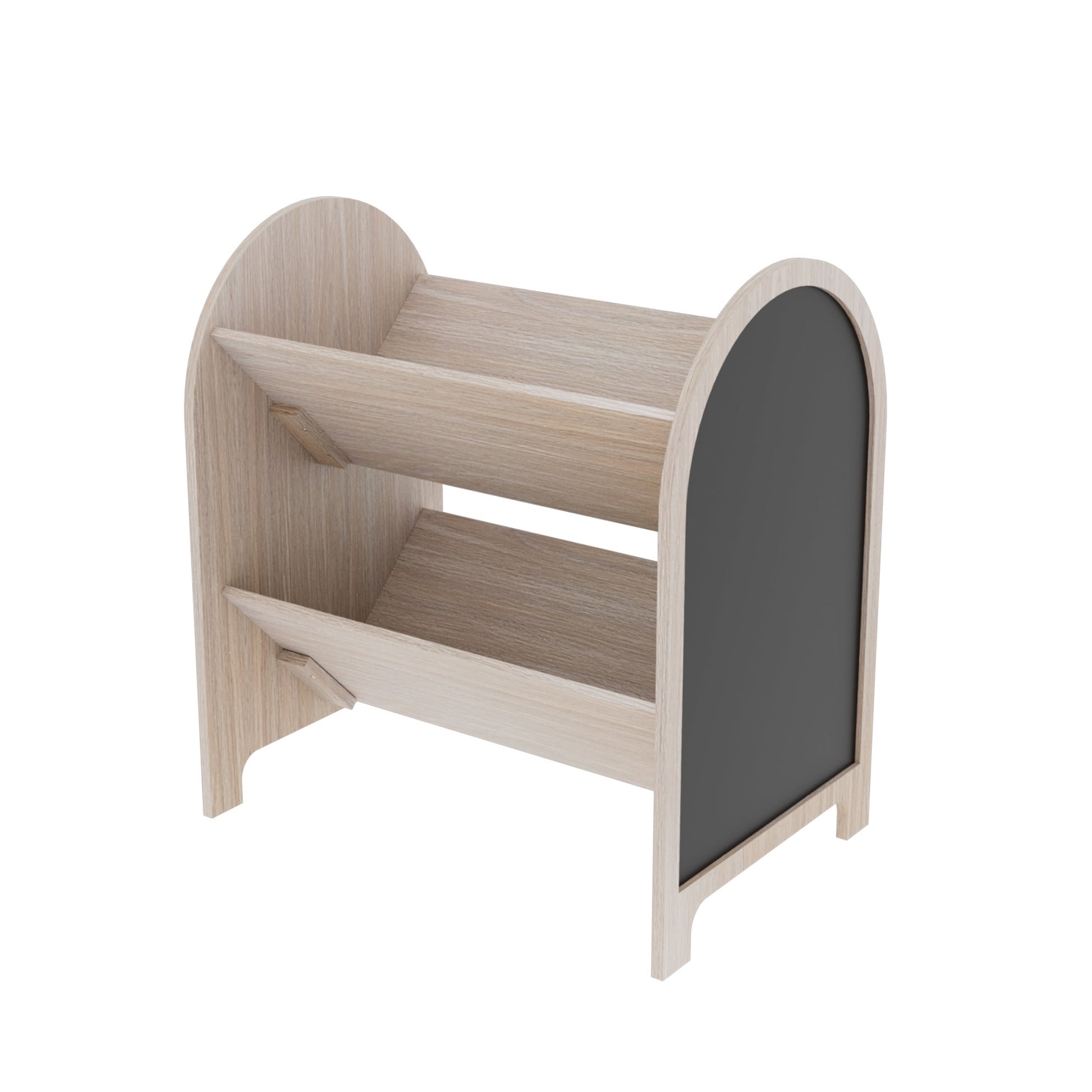 House of Happy Arched Storage Unit, White