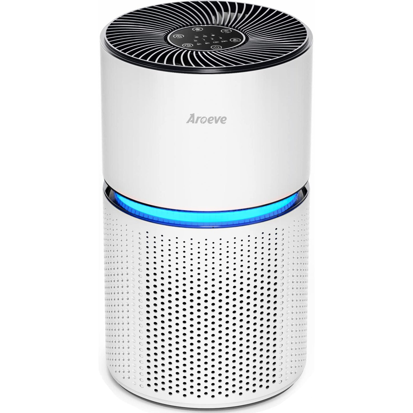AROEVE Purificadores de Aire para Cobertura de Habitaciones Grandes en el Hogar, hasta 1095 Pies Cuadrados, Filtro de Aire Impresionante Que Elimina el Polvo, la Caspa de Mascotas y el Poleno para la Oficina, Dormitorio, Negro