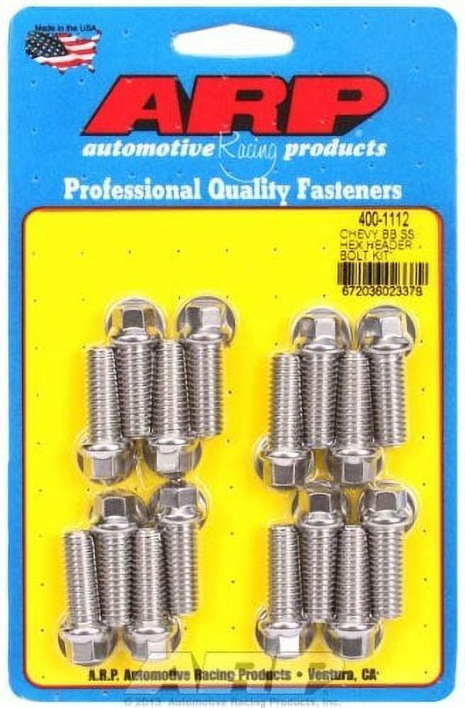 ARP INC. 400-1112 BB CHEVY SS HEX HEADER BOLT KIT