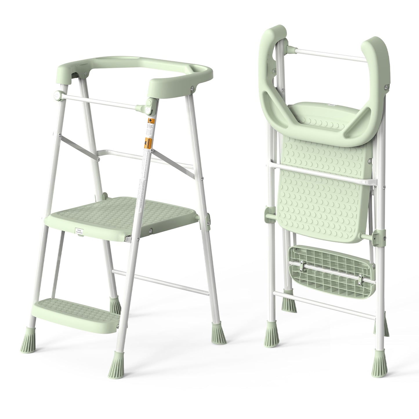 ASoopher Toddler Tower Foldable Kitchen Step Stool, Safe Learning Stool for Kids 2-6