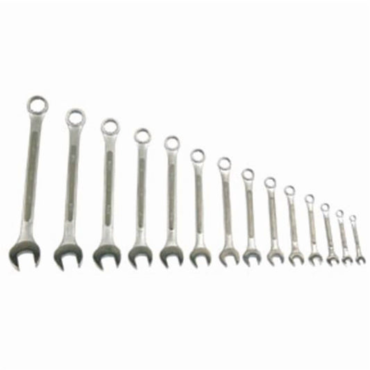 ATD Tools 1014 14 Pc. SAE Raised Panel Combination Wrench Set ATD-1014