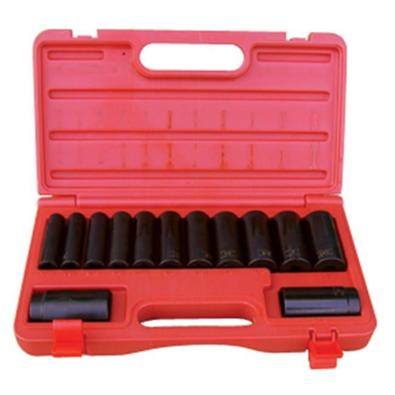 ATD Tools 4401 13 Pc. 1/2" Drive 6 Point SAE Deep Impact Socket Set ATD-4401