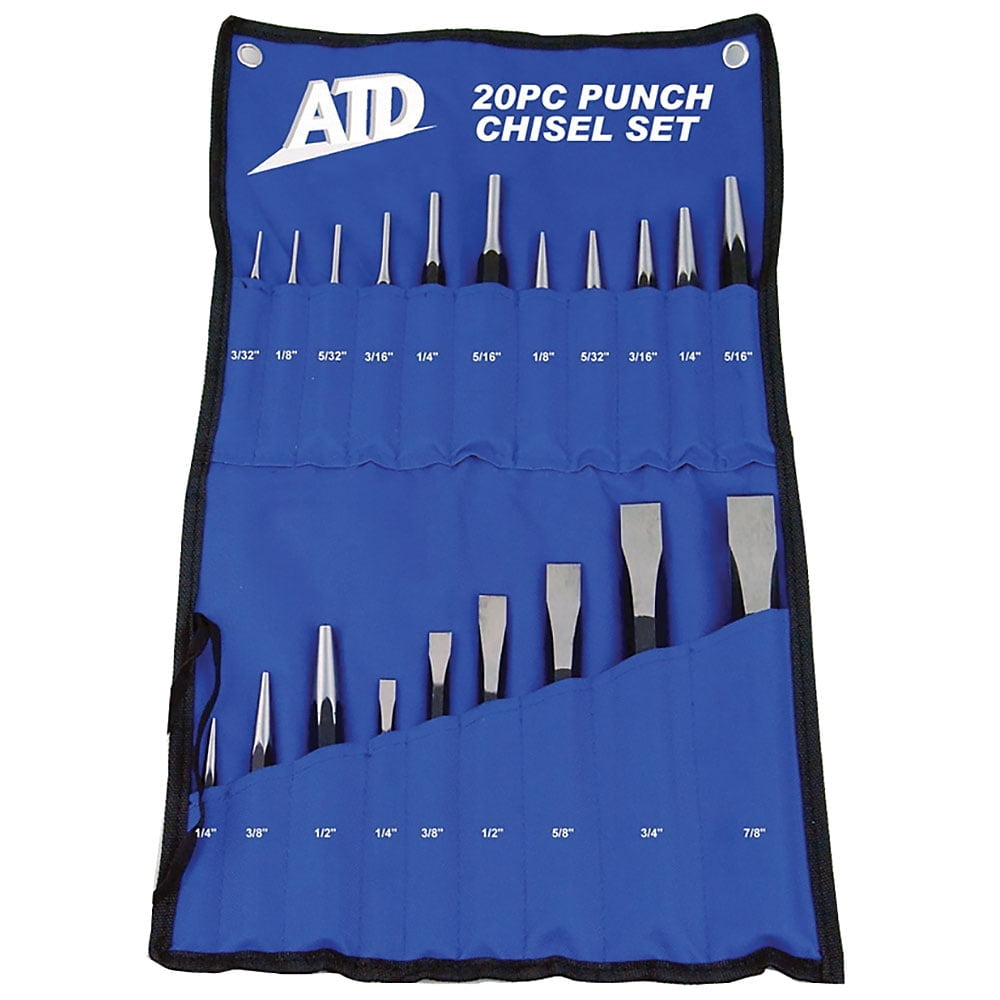 ATD Tools 720 20 pc. Punch & Chisel Set ATD-720