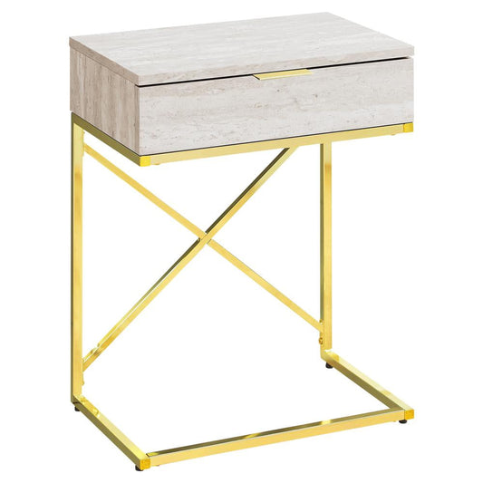 Monarch Accent Table, Side, End, Nightstand, Lamp, Storage Drawer, Living Room, Bedroom