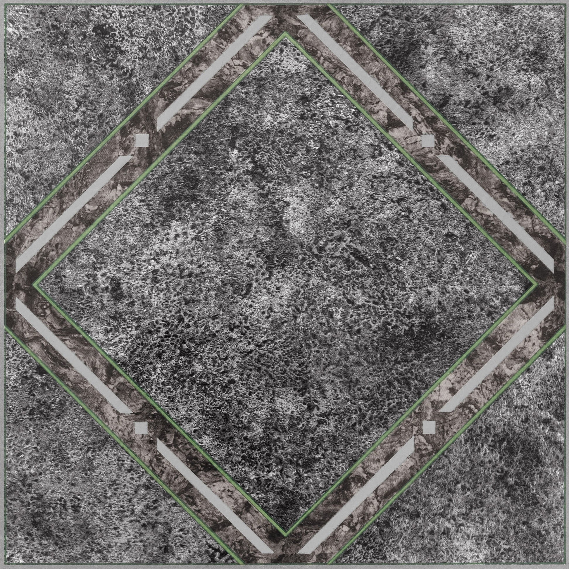 Achim 12"x12" 1.2mm Peel and Stick Vinyl Floor Tiles 20 Tiles/20 Sq. Ft. Metallic Marble Diamond