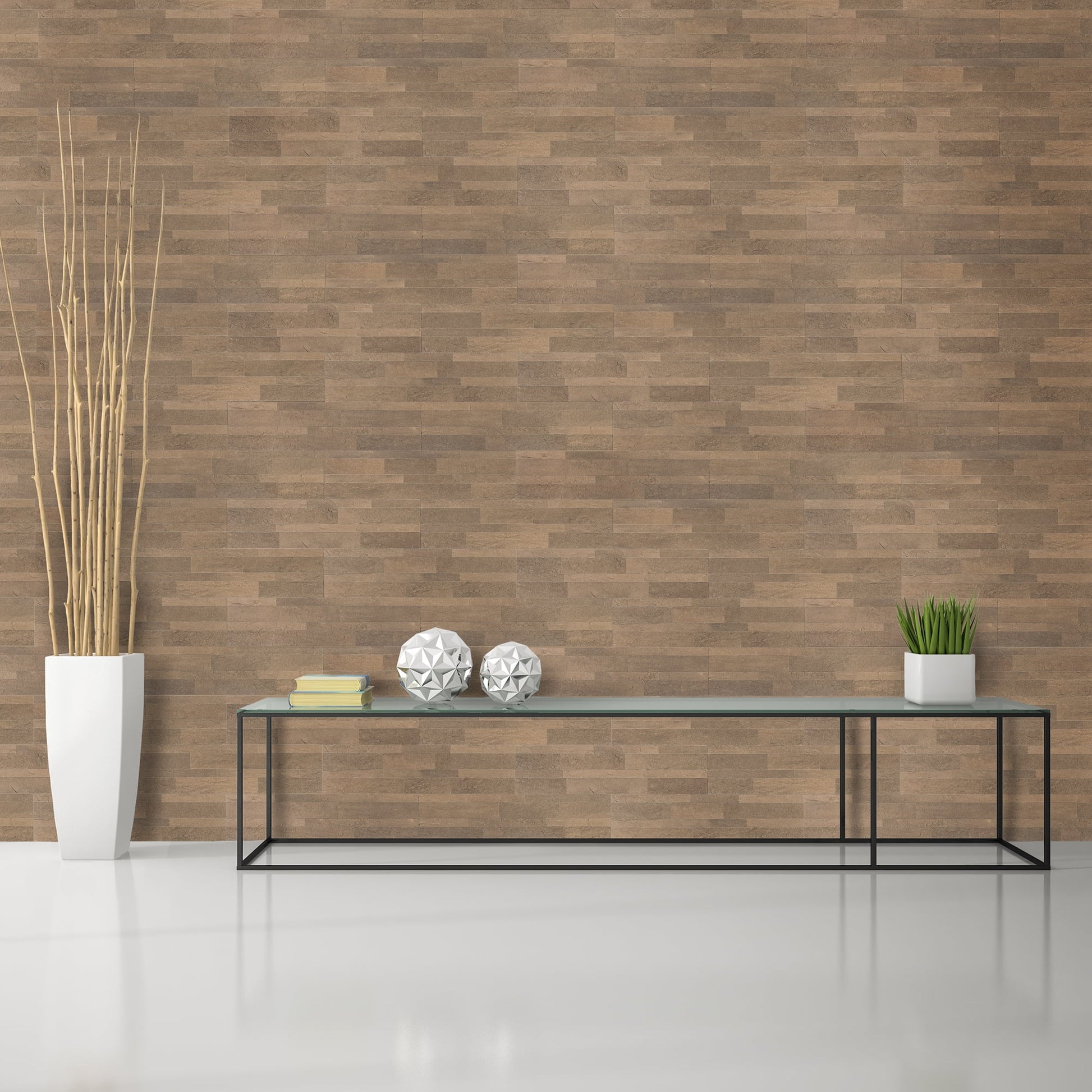 Achim Bolder Stone ? 6in x 24in Peel and Stick Vinyl Backsplash - 6 Tiles/6 sq Ft.