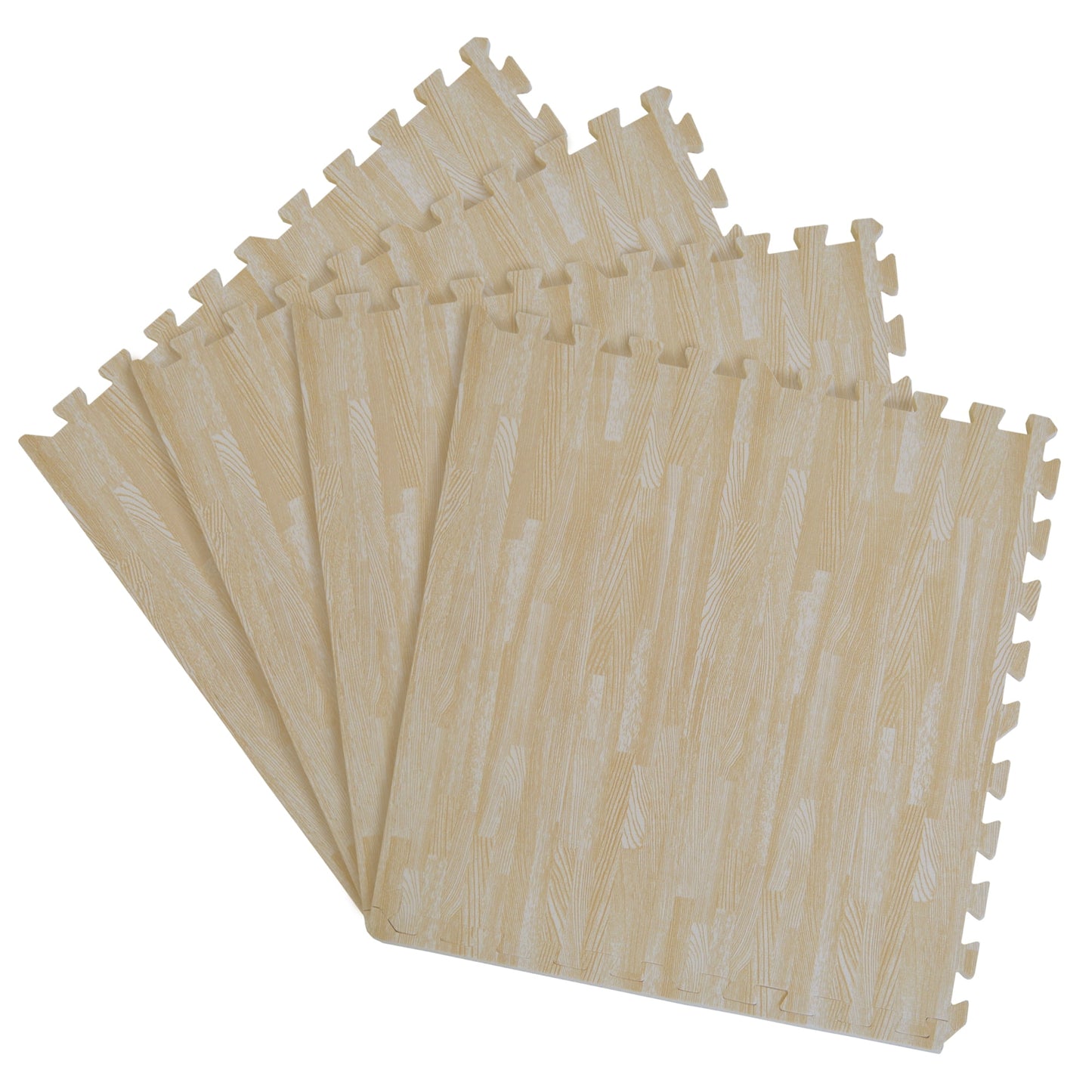 Achim Interlocking Foam Anti Fatigue Floor Tiles, 4 tiles/16 Sq. ft., 24 x 24, Ash