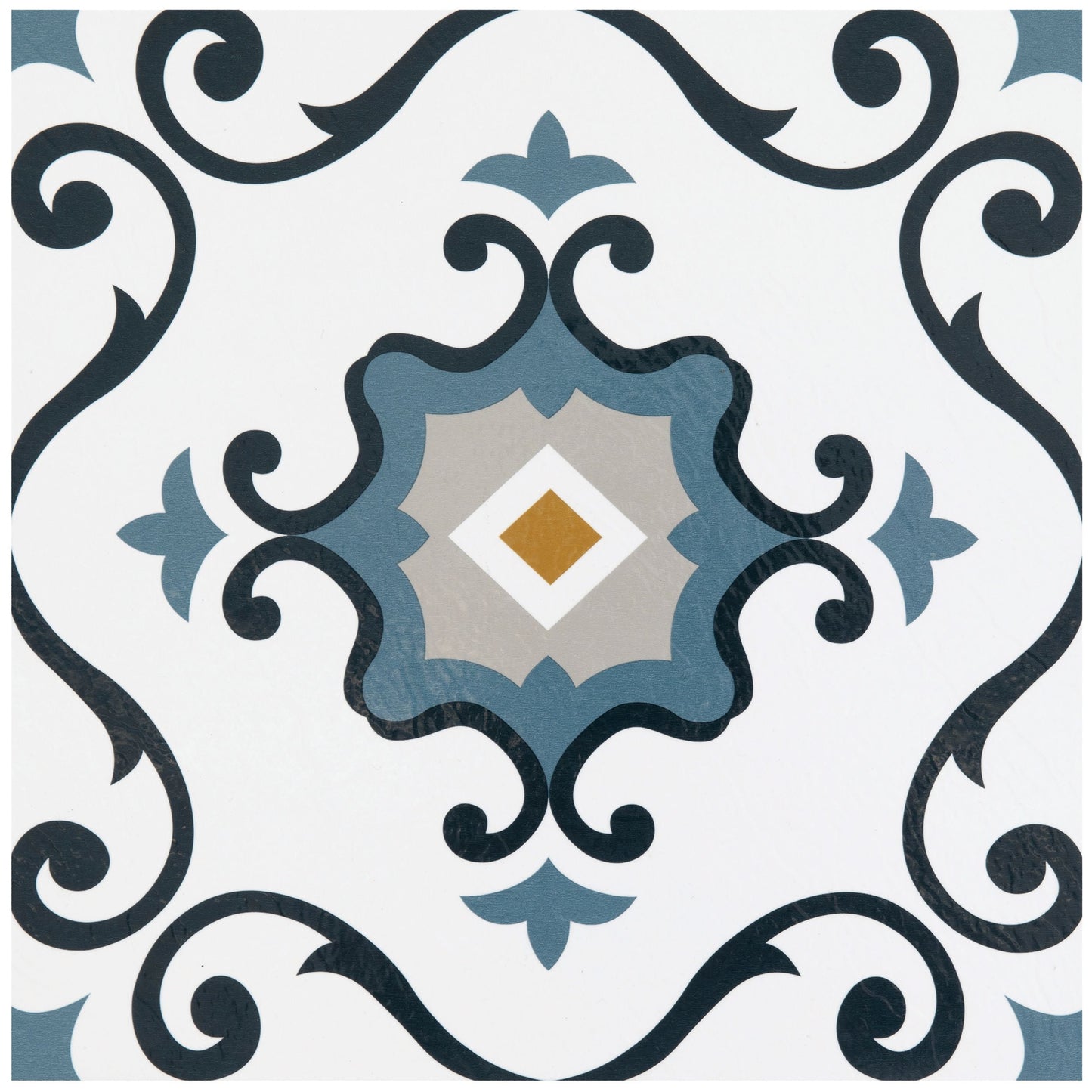 Achim Retro Self Adhesive Vinyl Floor Tile - 20 Tiles/20 Sq. ft., 12 x 12, Slate Flooring Materials