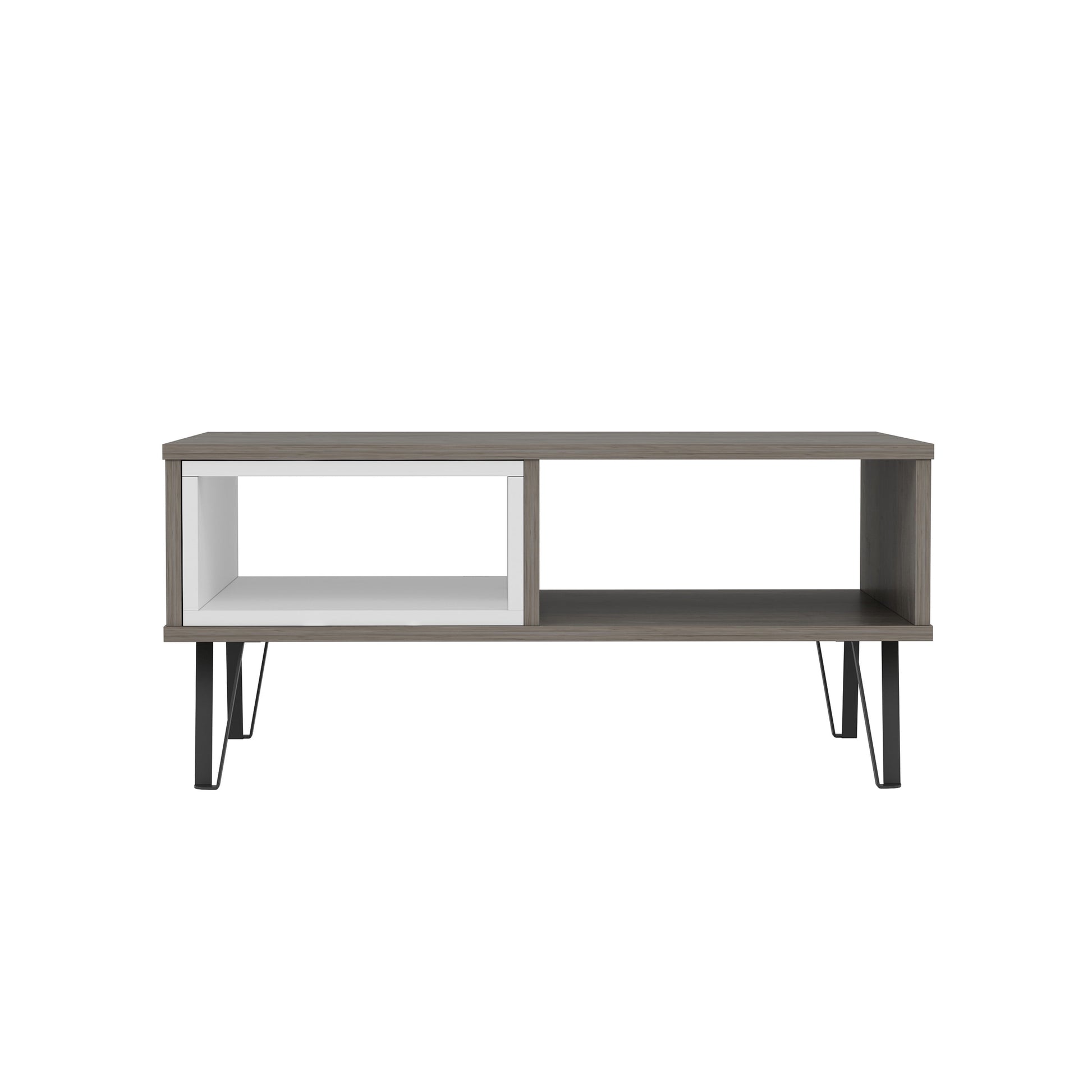 Ada Home Decor Furniture Wenge Mendoz Modern Coffee Table with Storage Shelf