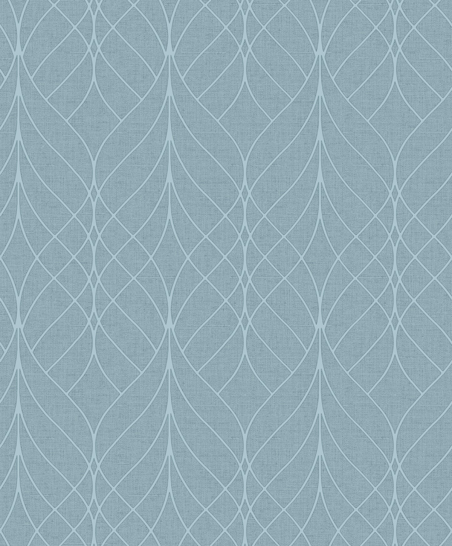 Advantage Hartley Blue Geo Wallpaper