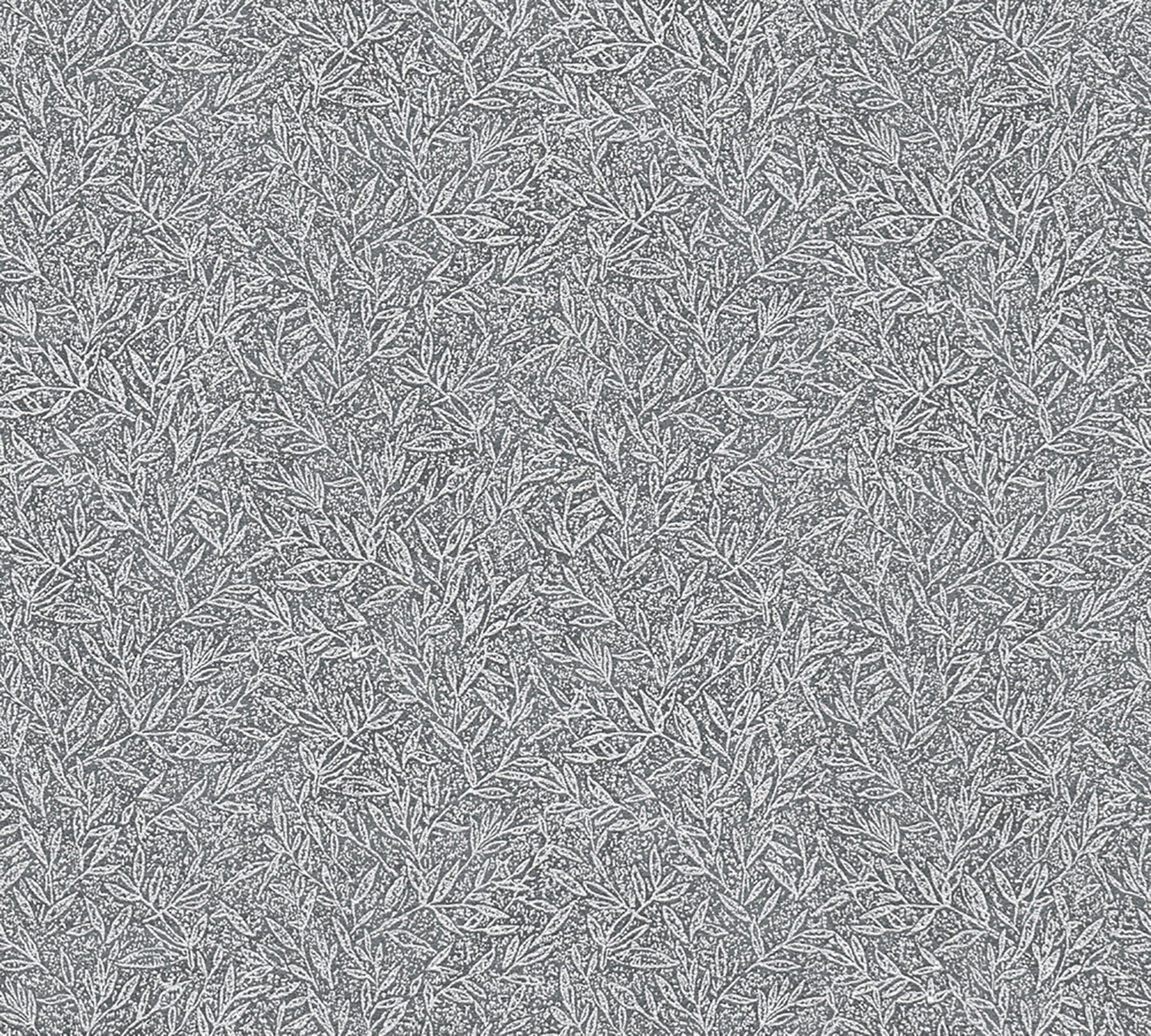 Advantage Sayuri Charcoal Leaf Trail Wallpaper