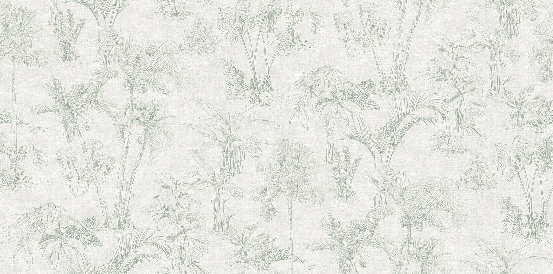 Advantage Zapata Green Tropical Jungle Wallpaper, 20.9-in by 33-ft, 57.48 sq. ft.