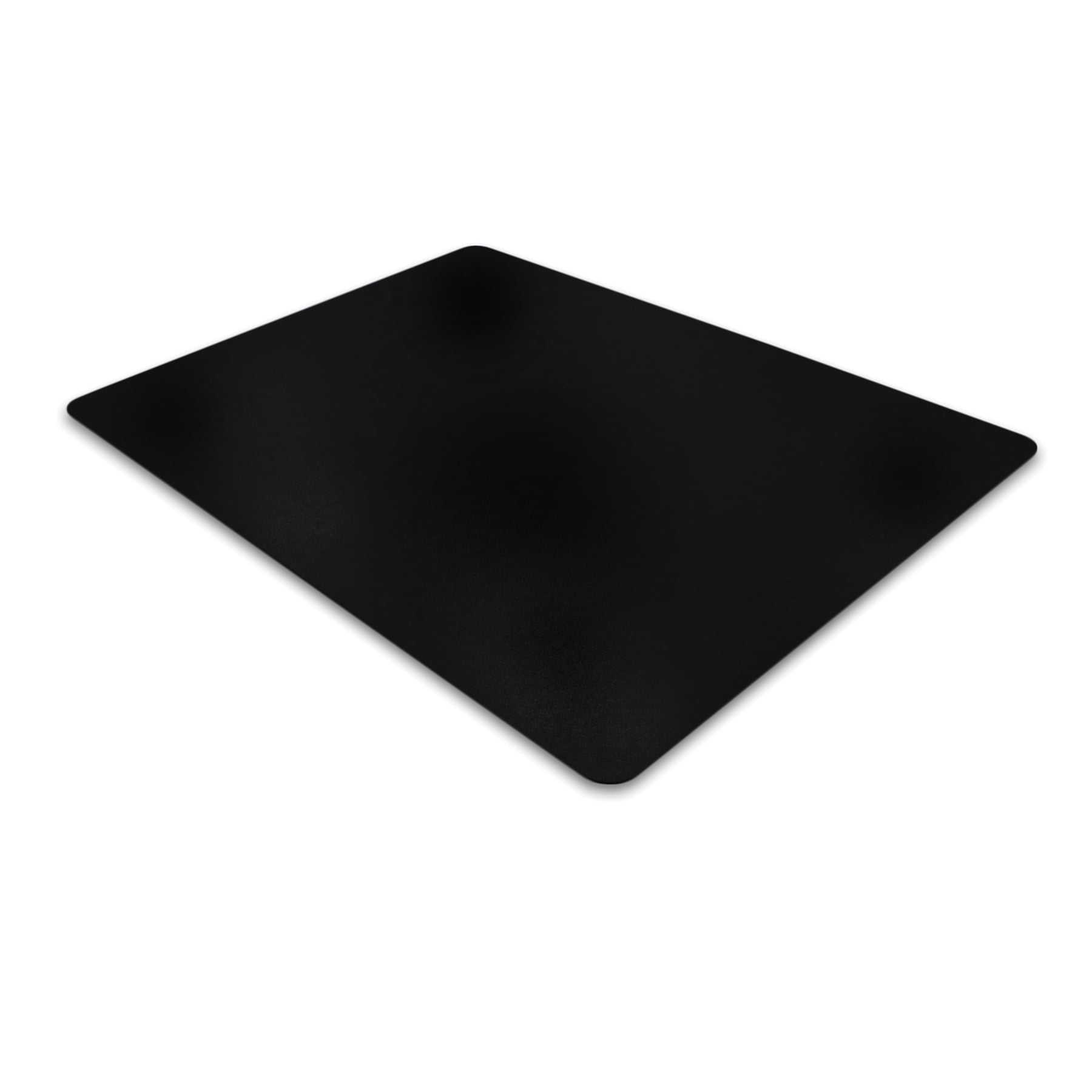 AdvantagematÂ® Black Vinyl Rectangular Chair Mat for Carpets - 29.5" x 47"
