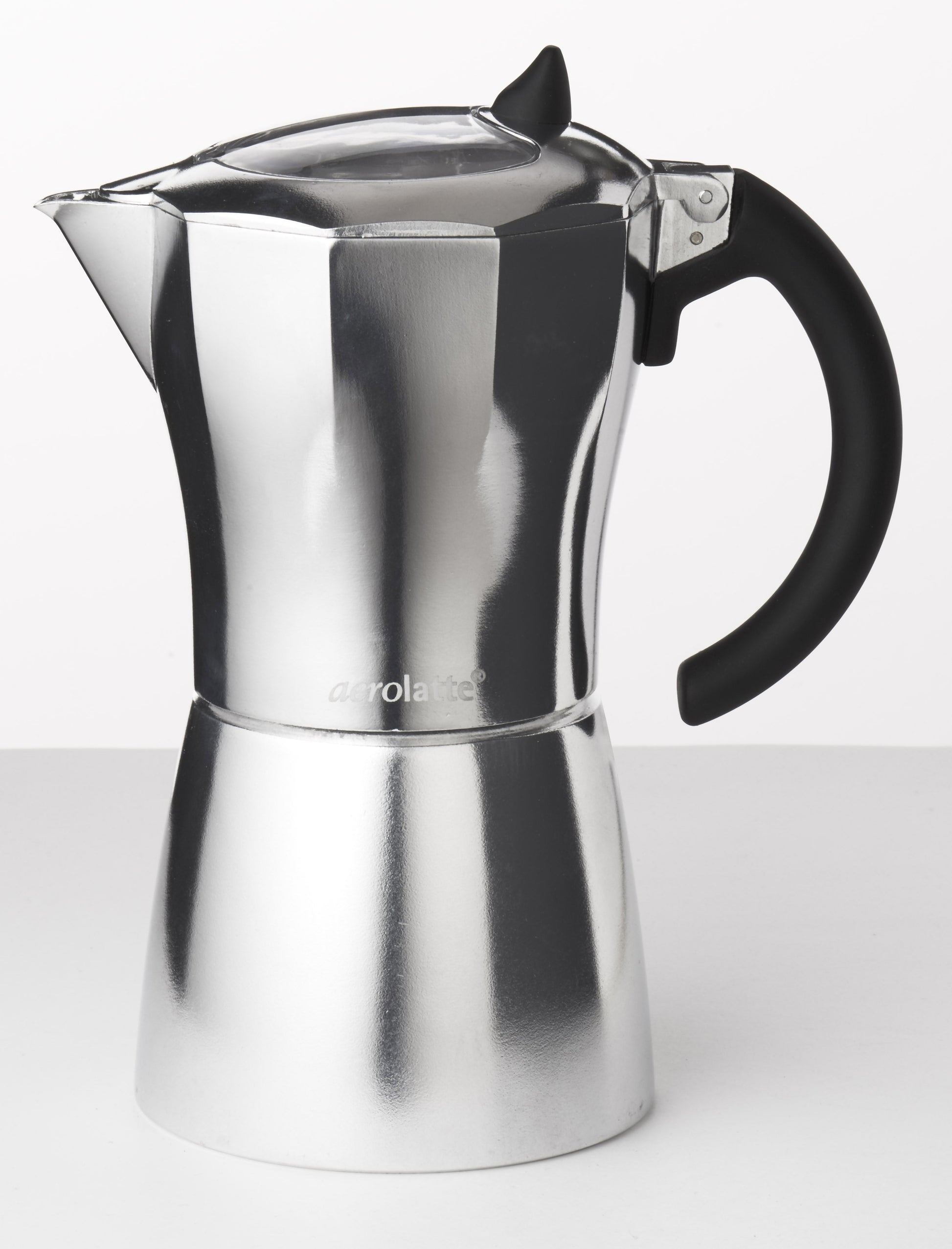 aerolatte Moka Stovetop Espresso Pot Coffee Maker, 6 Cup Capacity