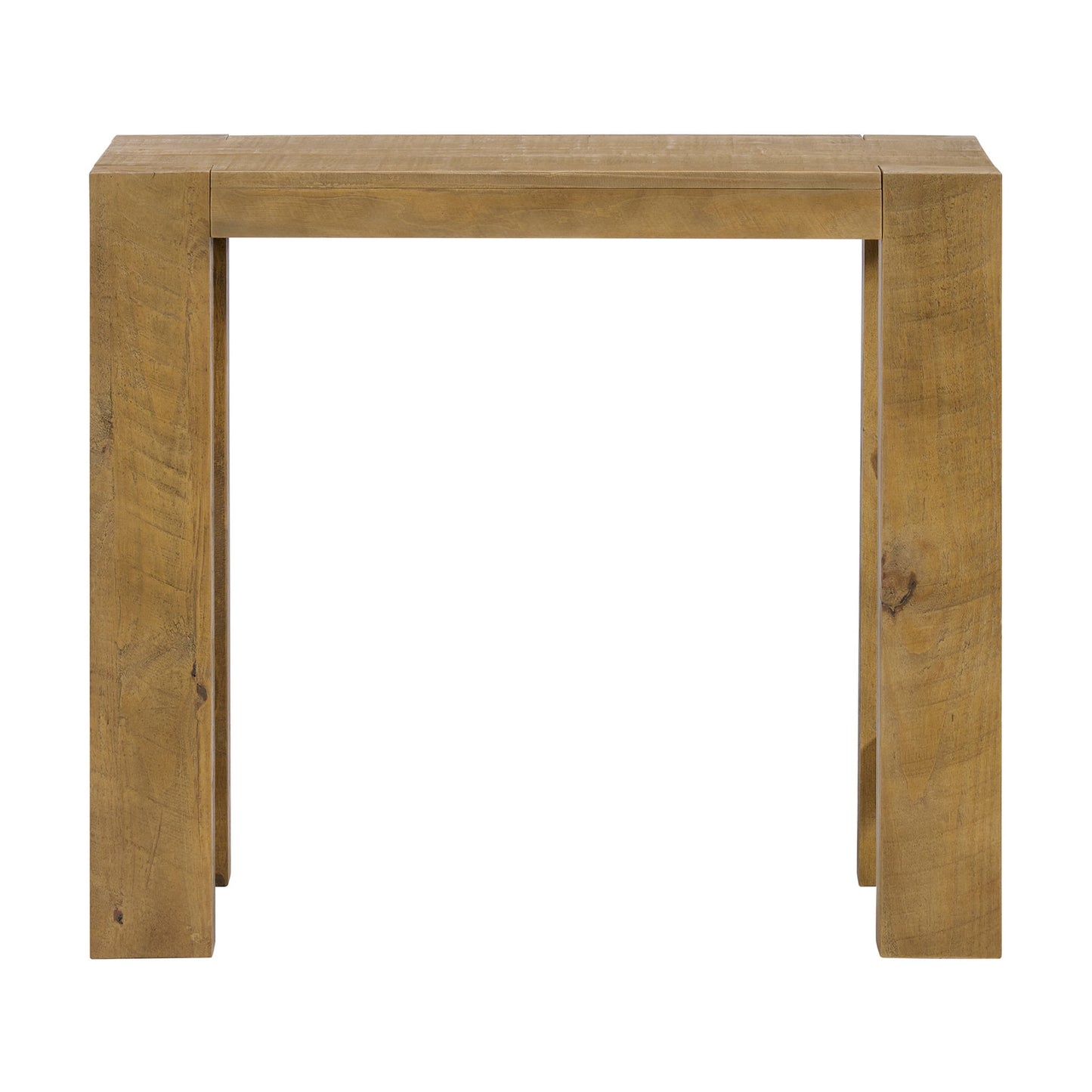 Alaterre Furniture Classic Solid Wood Console Table - 36in Modern Farmhouse Entryway Table, Oak