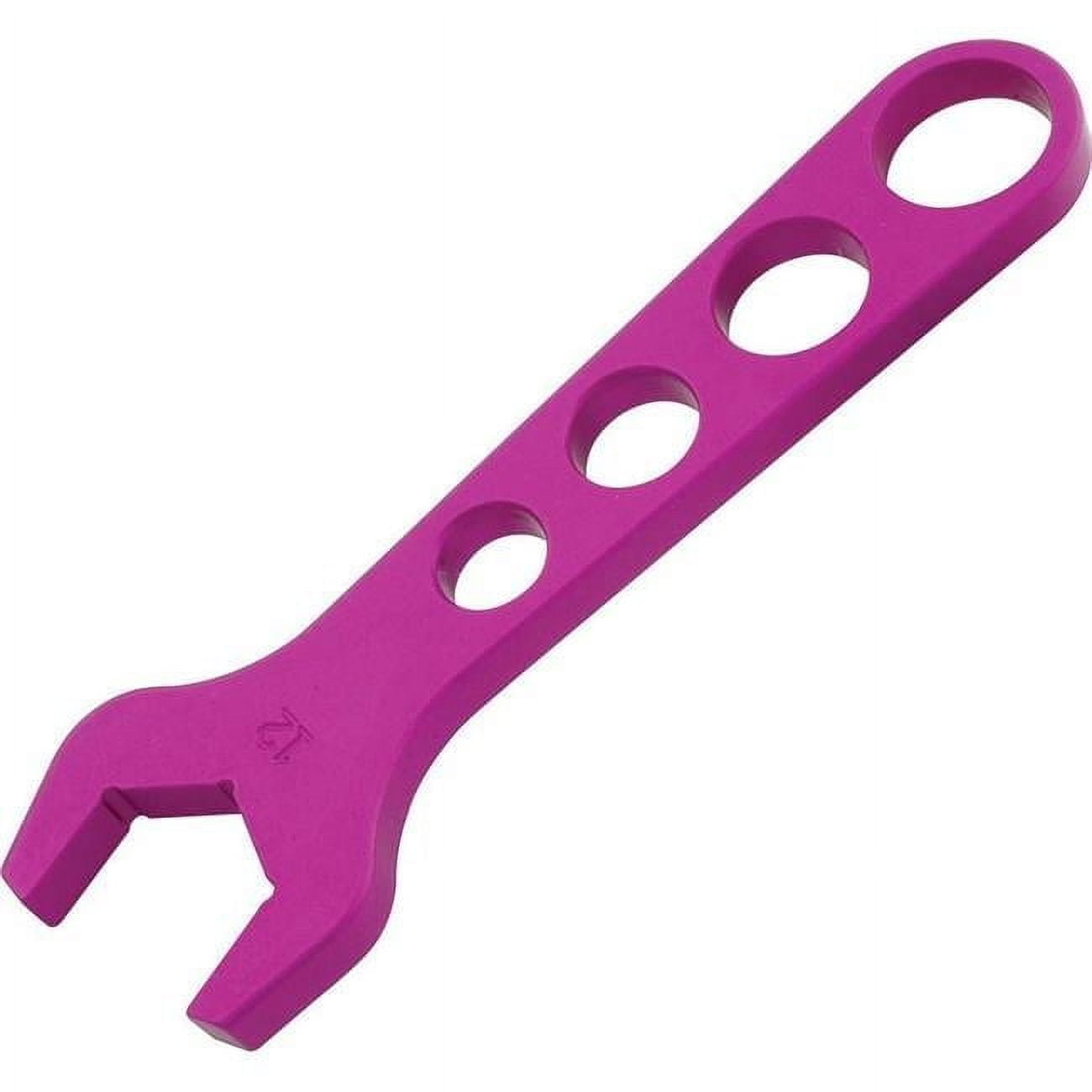 Allstar Performance ALL11112 AN Wrench - Single End - 12 AN - Aluminum - Purple Anodized - Each