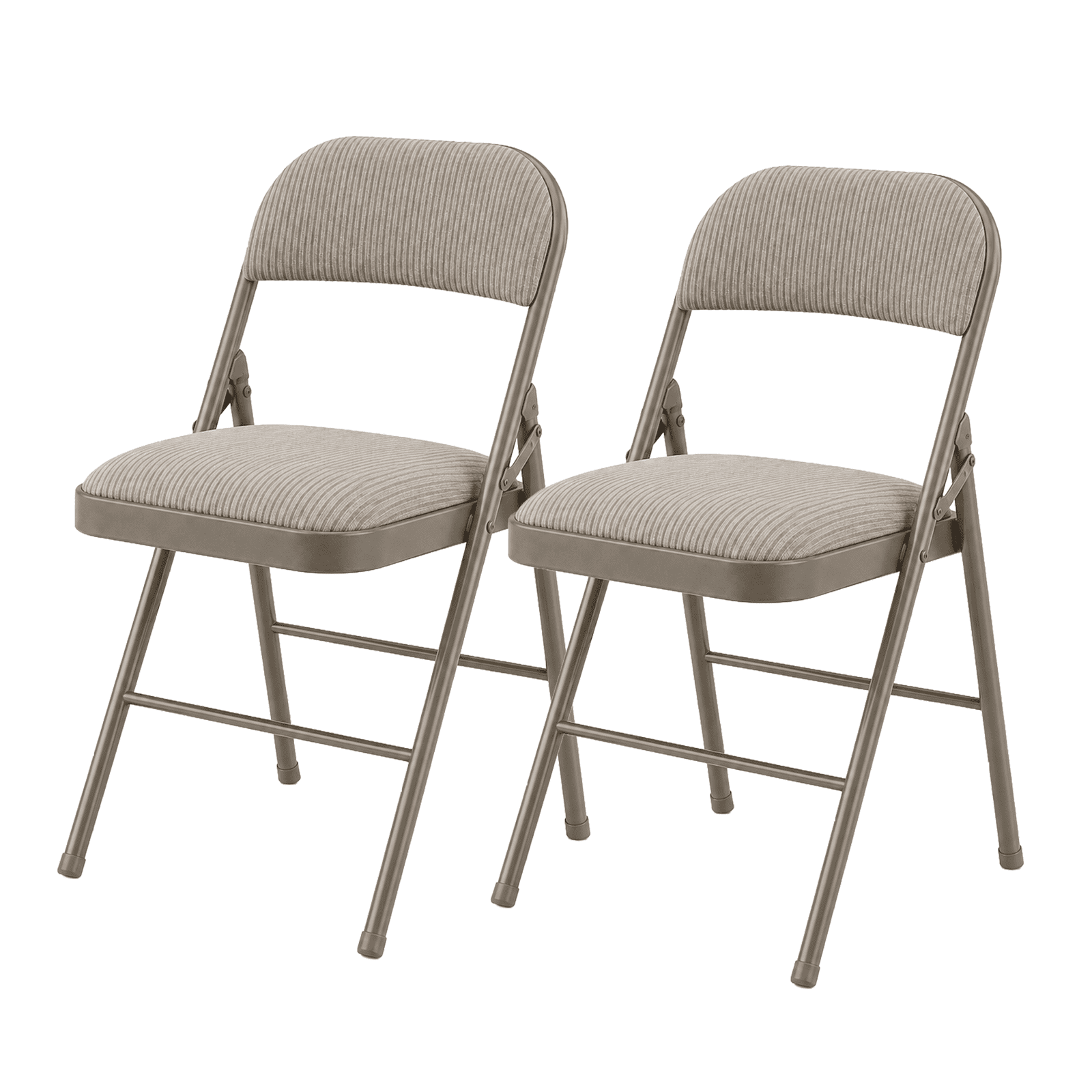 Alvantor Folding Chairs with Padded Cushion and Back, Sturdy Steel Stackable, Portable Dining Chair Set for Home and Office, Conference, Wedding, Party, Patio