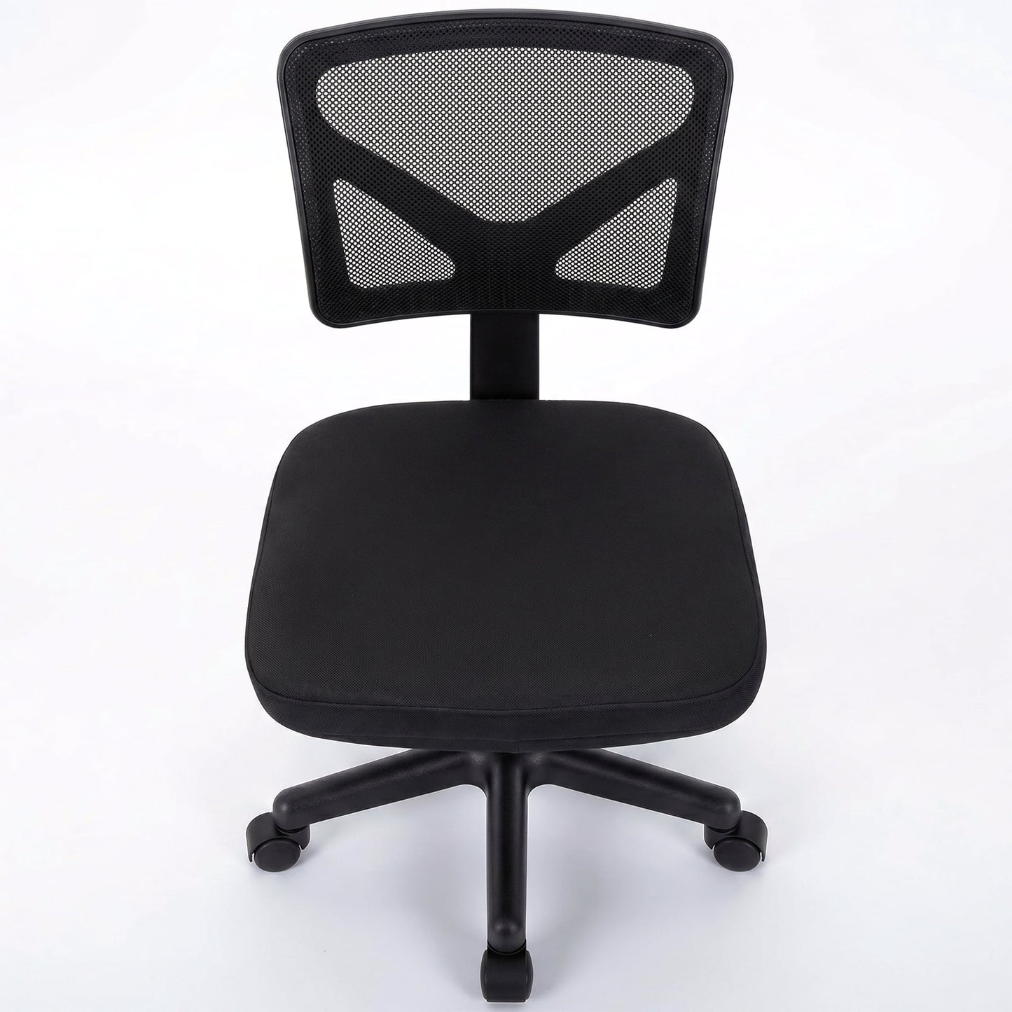 Alvantor Low-Back Mesh Office Chair with Lumbar Support, Armless Swivel Rolling Chair