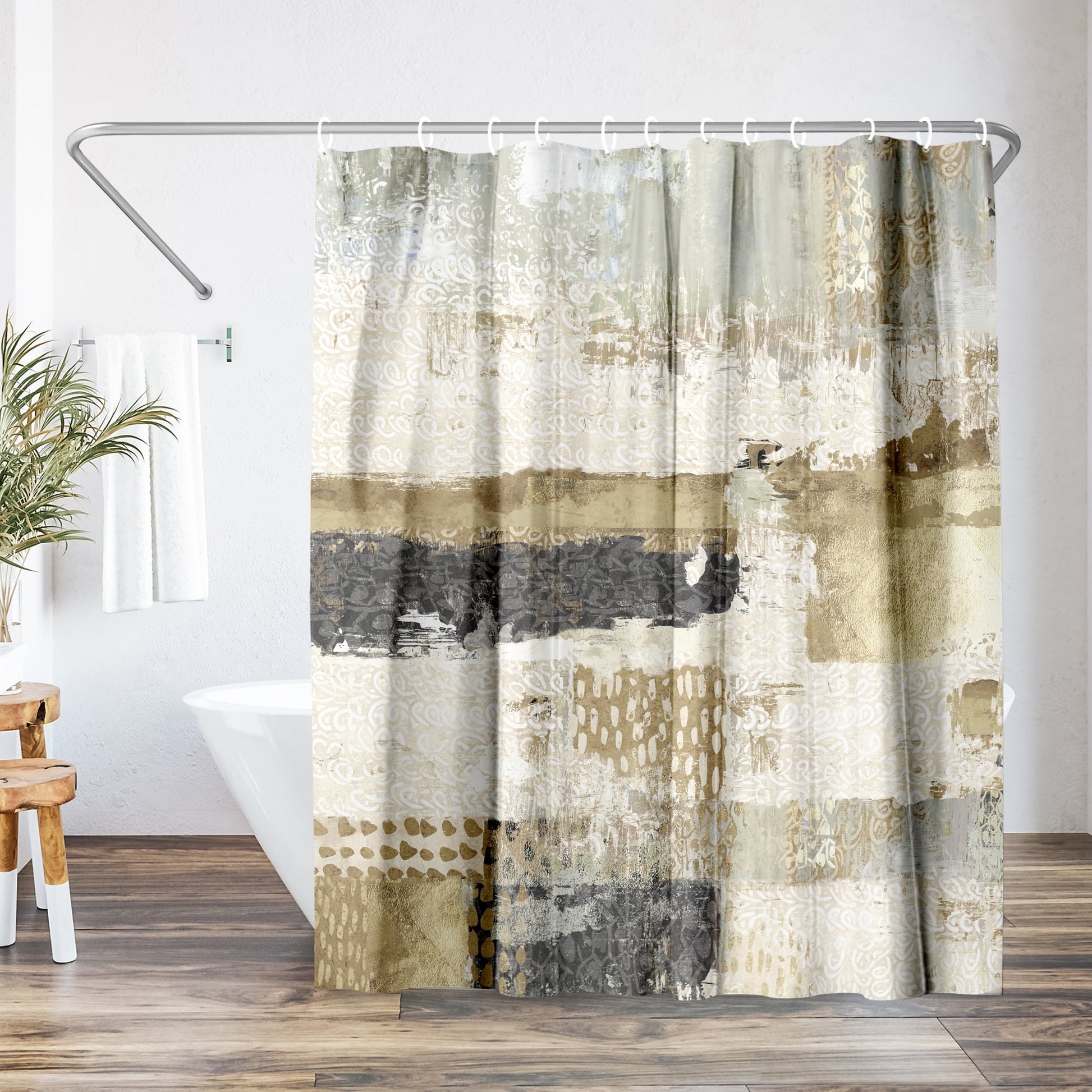 Americanflat 71" x 74" Shower Curtain, Bare II by PI Creative Art