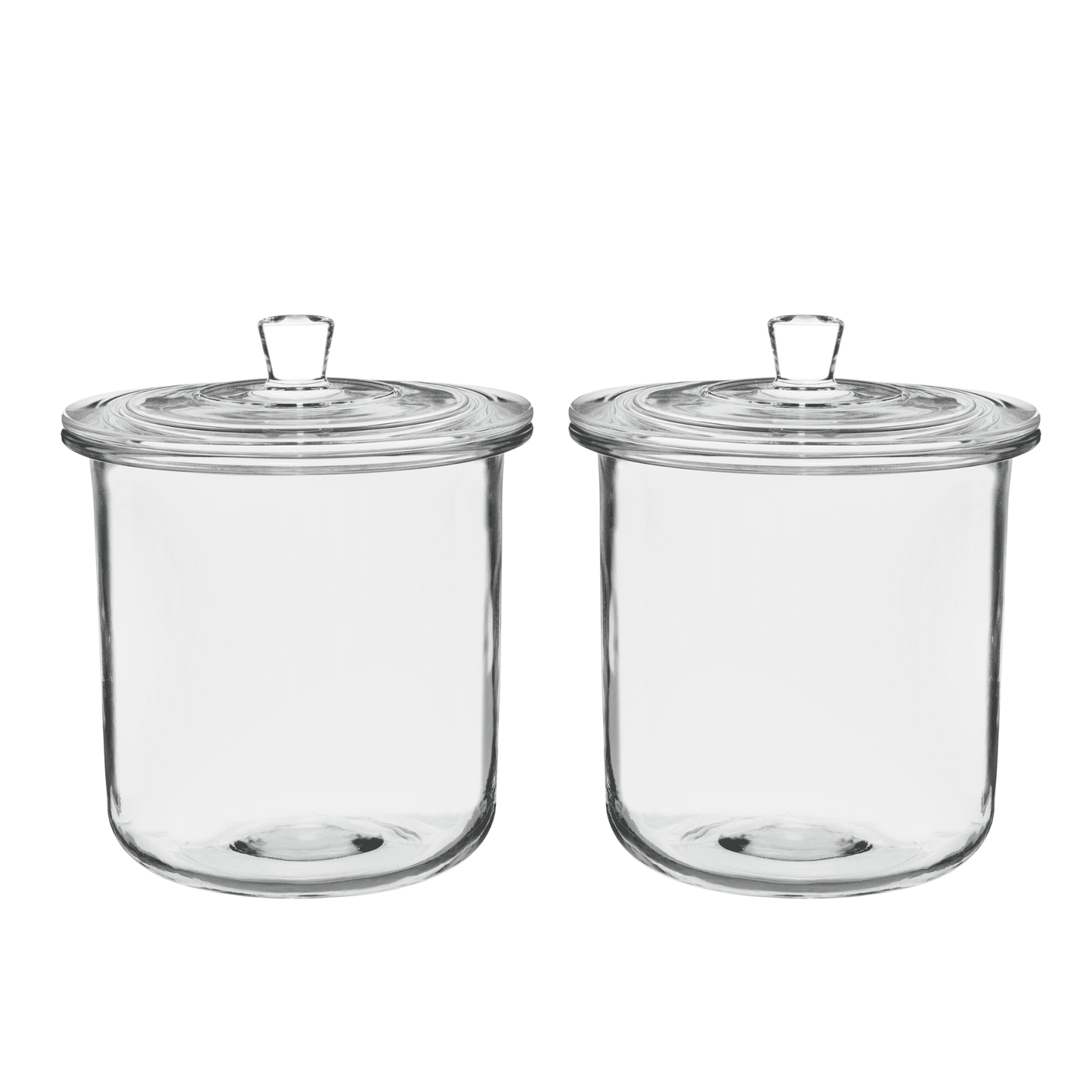 Anchor Hocking Goode Sundry 3 Quart Glass Jar with Lid, 2 Pack