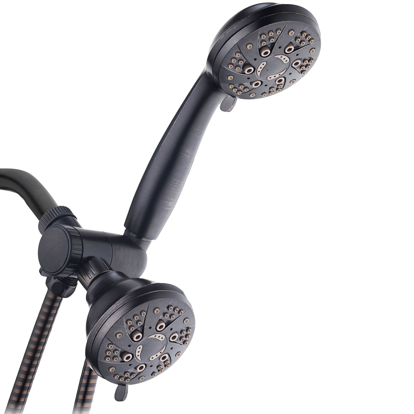 AquaDance High-Pressure 48-Setting Luxury 3-Way Dual Shower Head,  Oil Rubbed Bronze