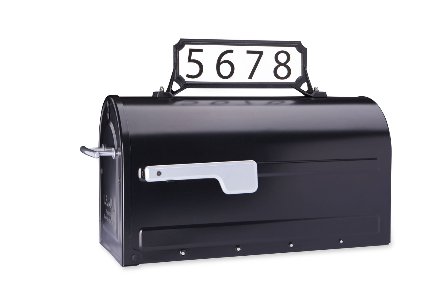 Architectural Mailboxes Manhattan Plastic Black Mailbox Address Plaque Kit