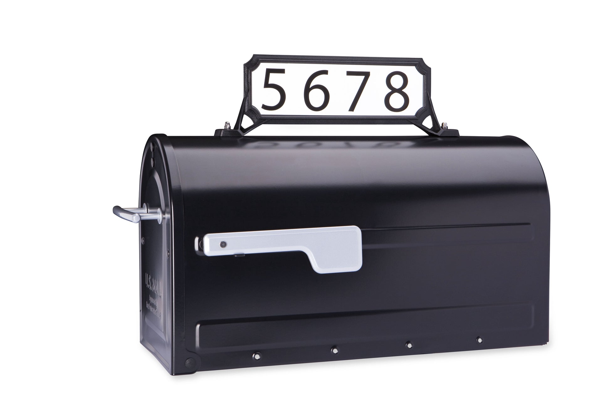 Architectural Mailboxes Manhattan Plastic Black Mailbox Address Plaque Kit